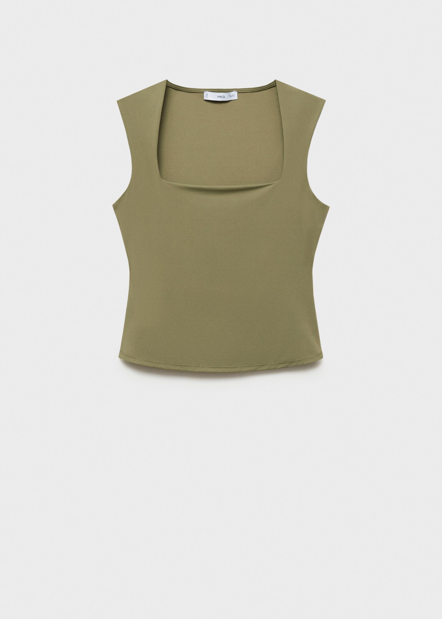 Square-neck strappy top - Article without model