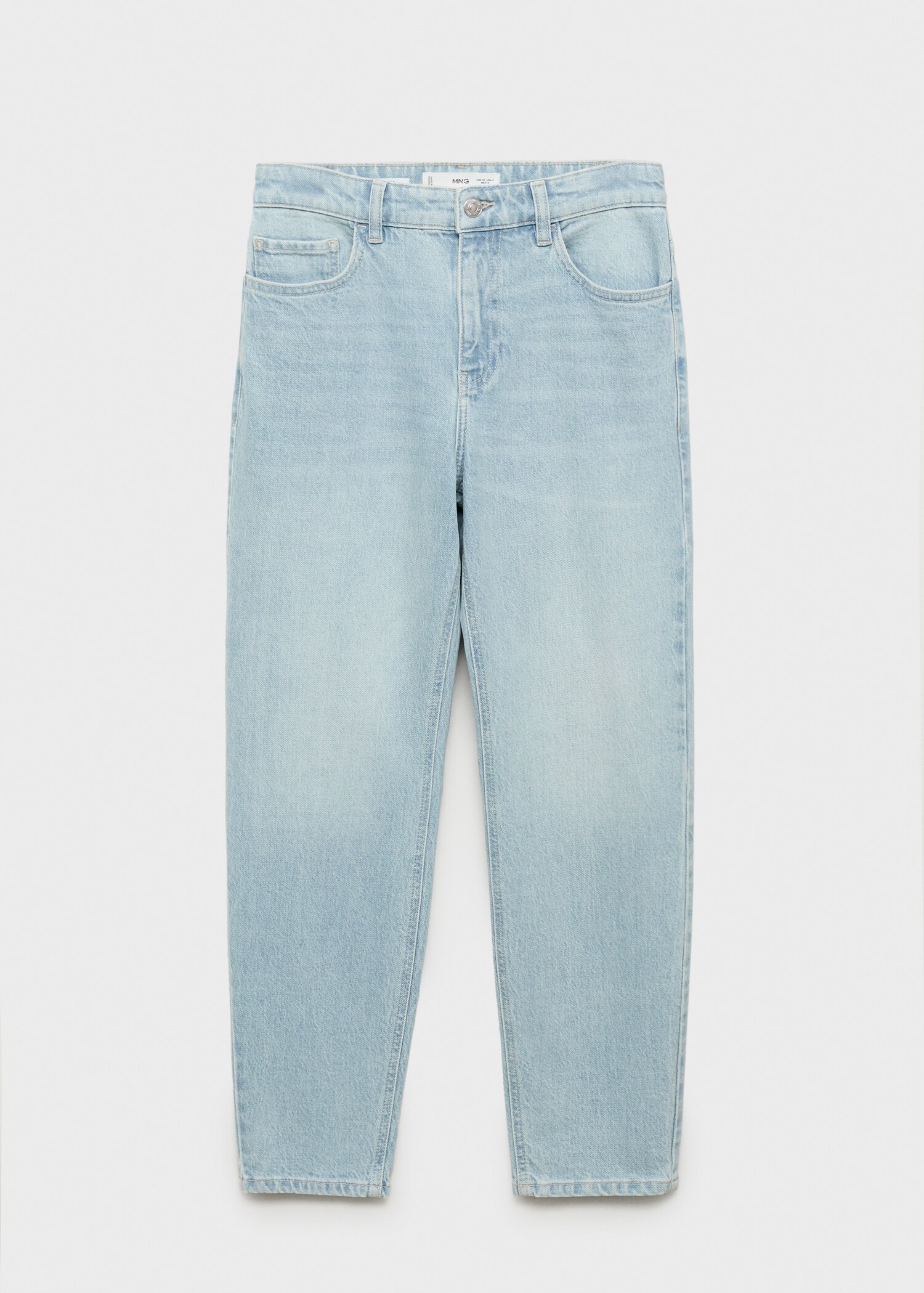 Newmom comfort high-rise jeans - Women | MANGO Egypt