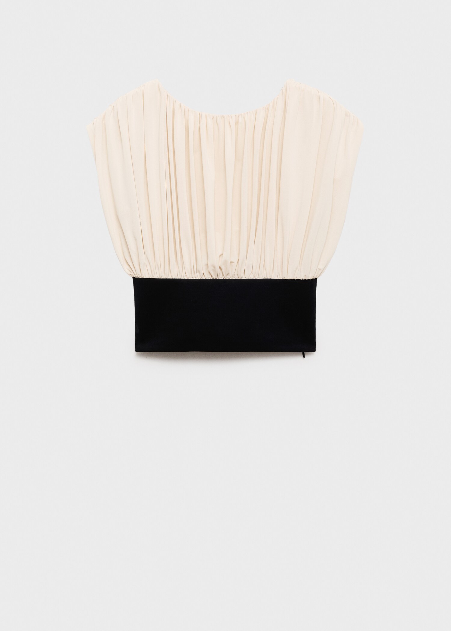 Top drapeado combinado - Artículo sin modelo