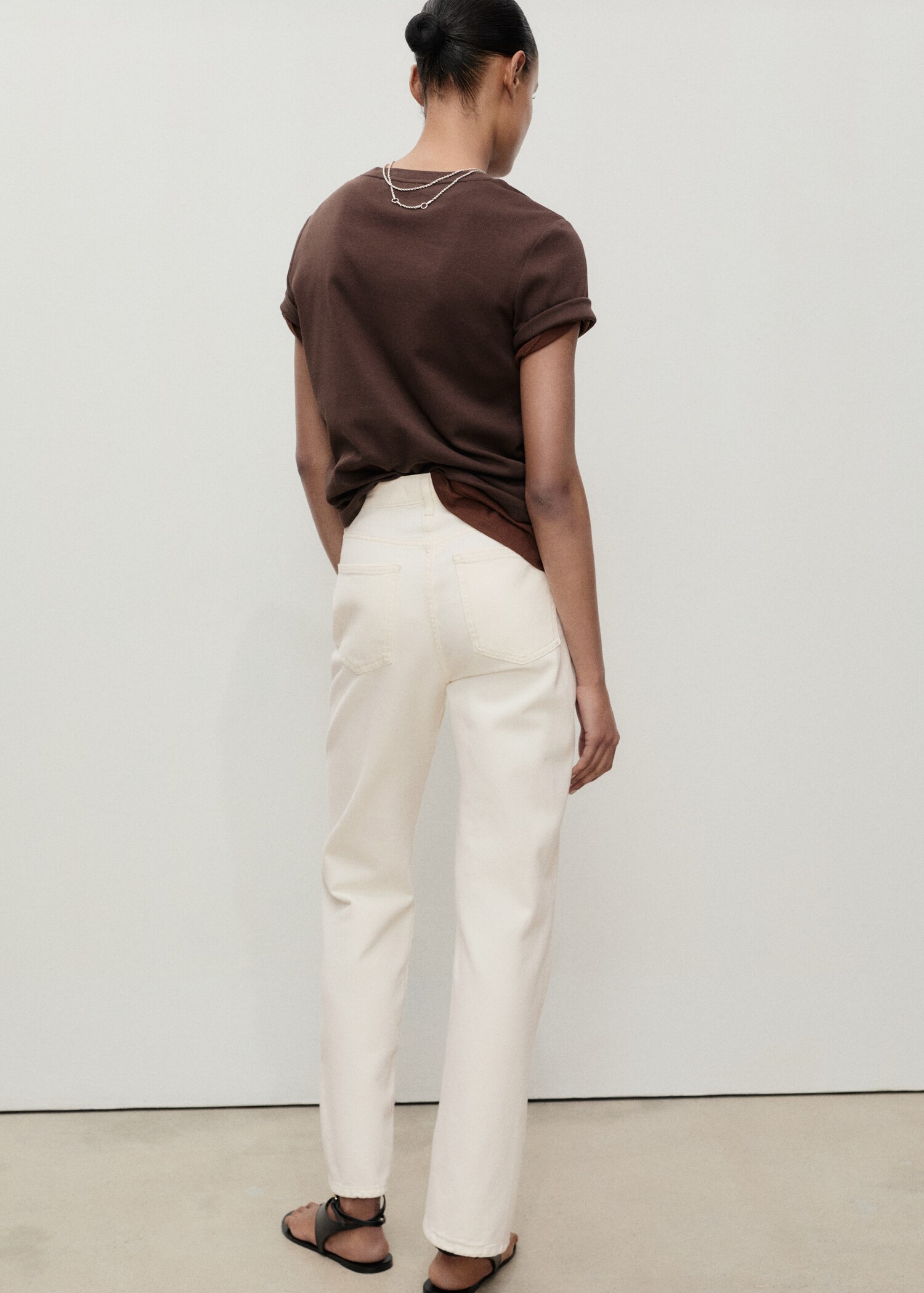 Matilda medium-rise straight-fit jeans - Reverse of the article