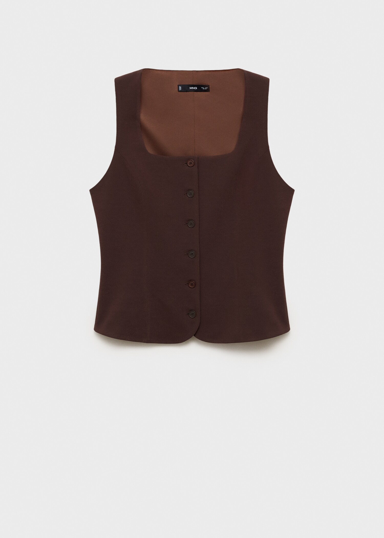 Slim-fit suit waistcoat - Article without model
