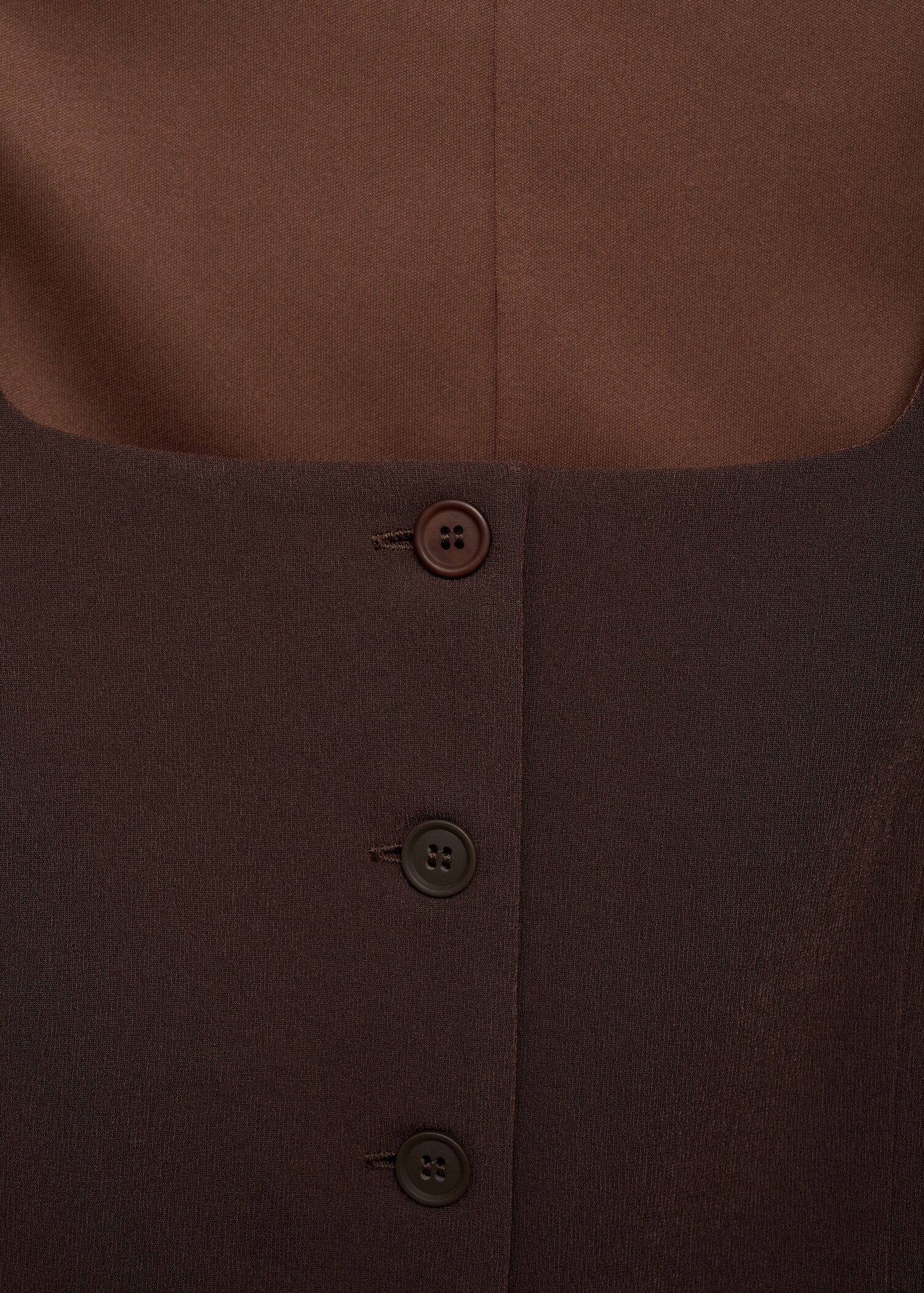 Slim-fit suit waistcoat - Details of the article 0