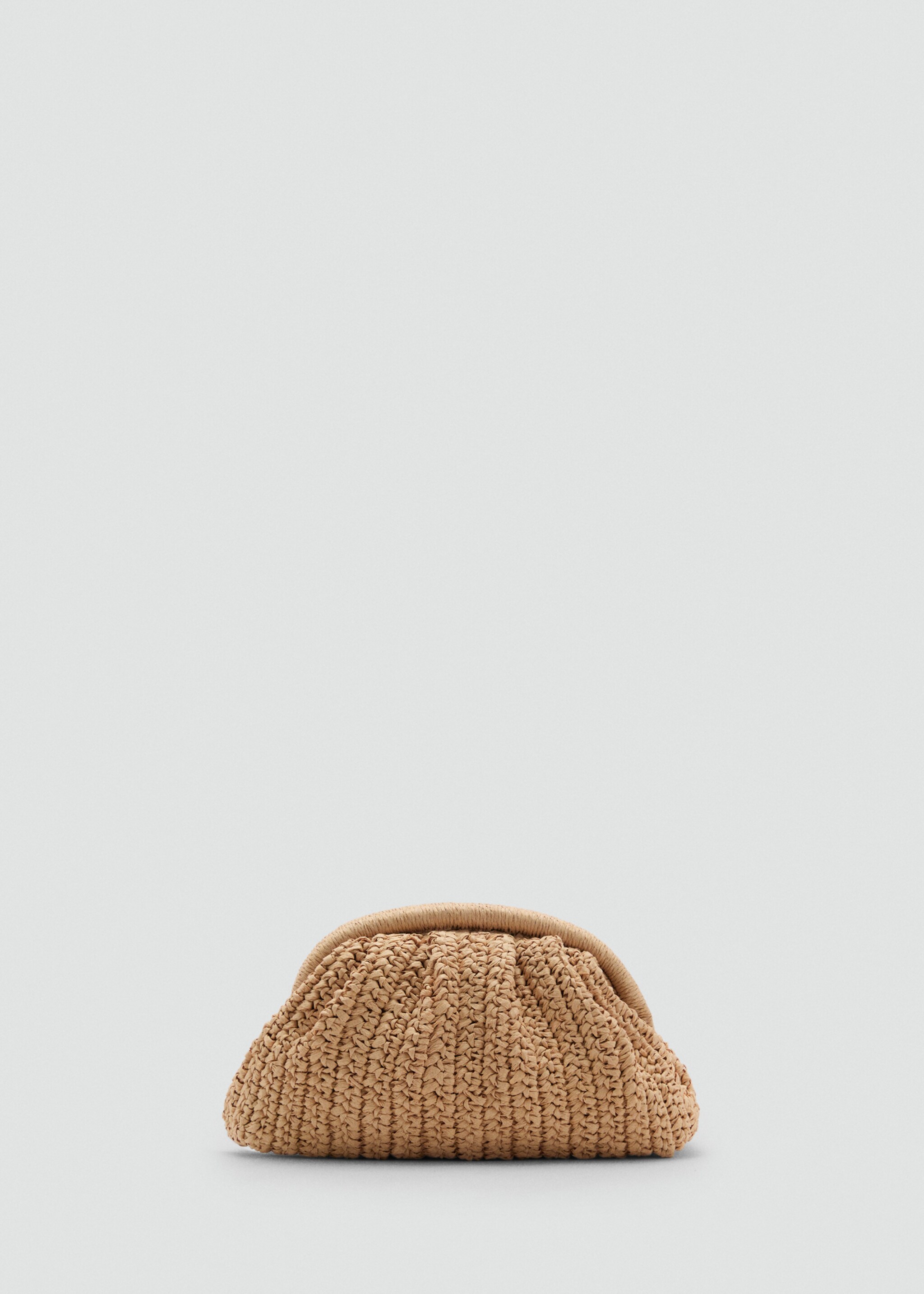 Clutch-Tasche aus Naturfaser - Artikel ohne Model