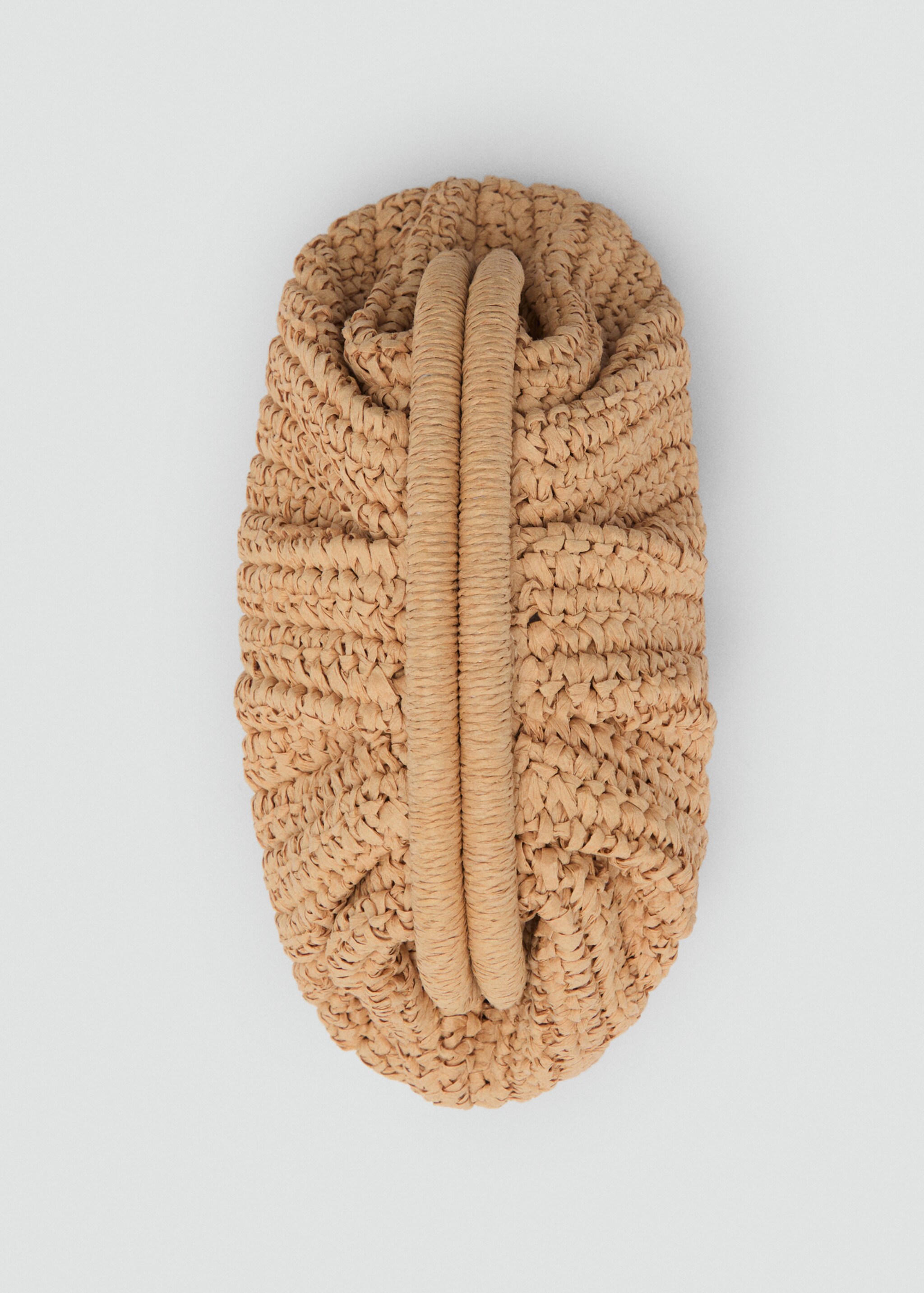 Natural fiber clutch bag - Details of the article 1