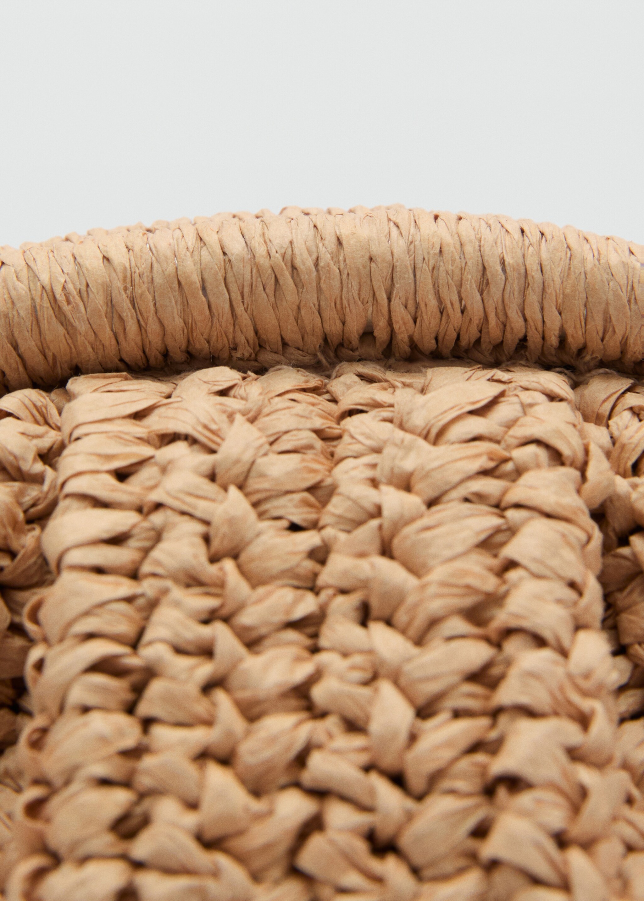 Natural fiber clutch bag - Details of the article 2
