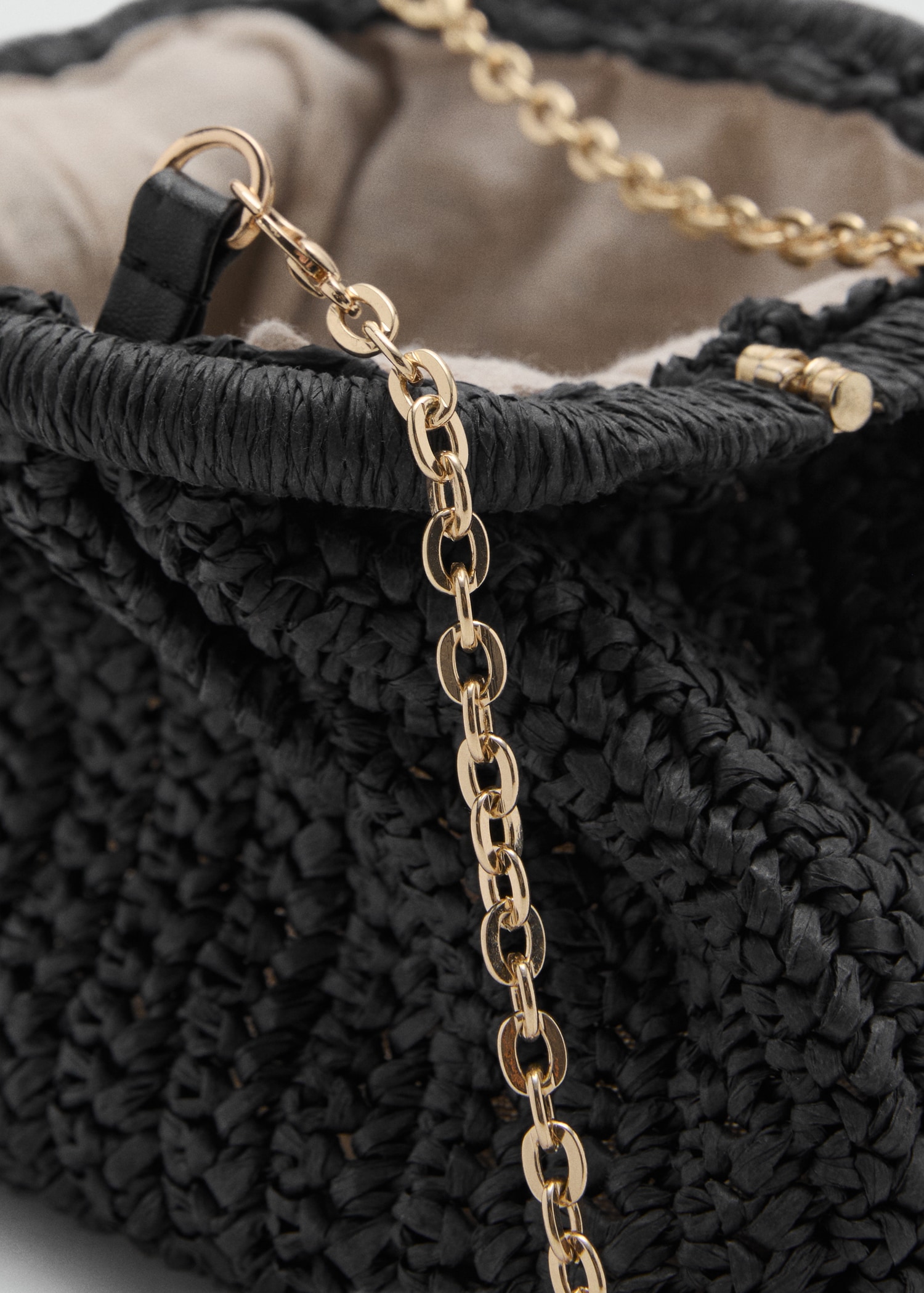 Clutch-Tasche aus Naturfaser - Detail des Artikels 3