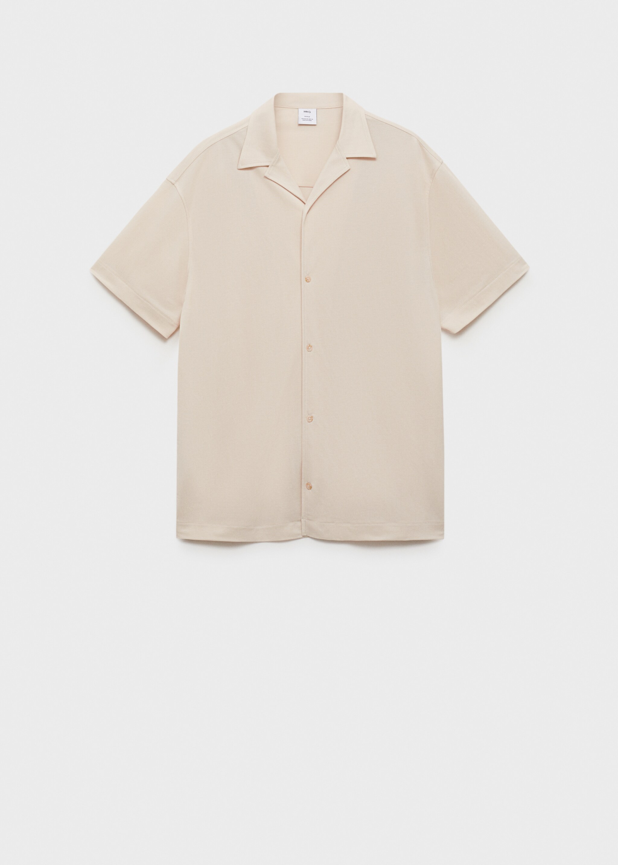 Modal shirt with bowling collar - Article without model