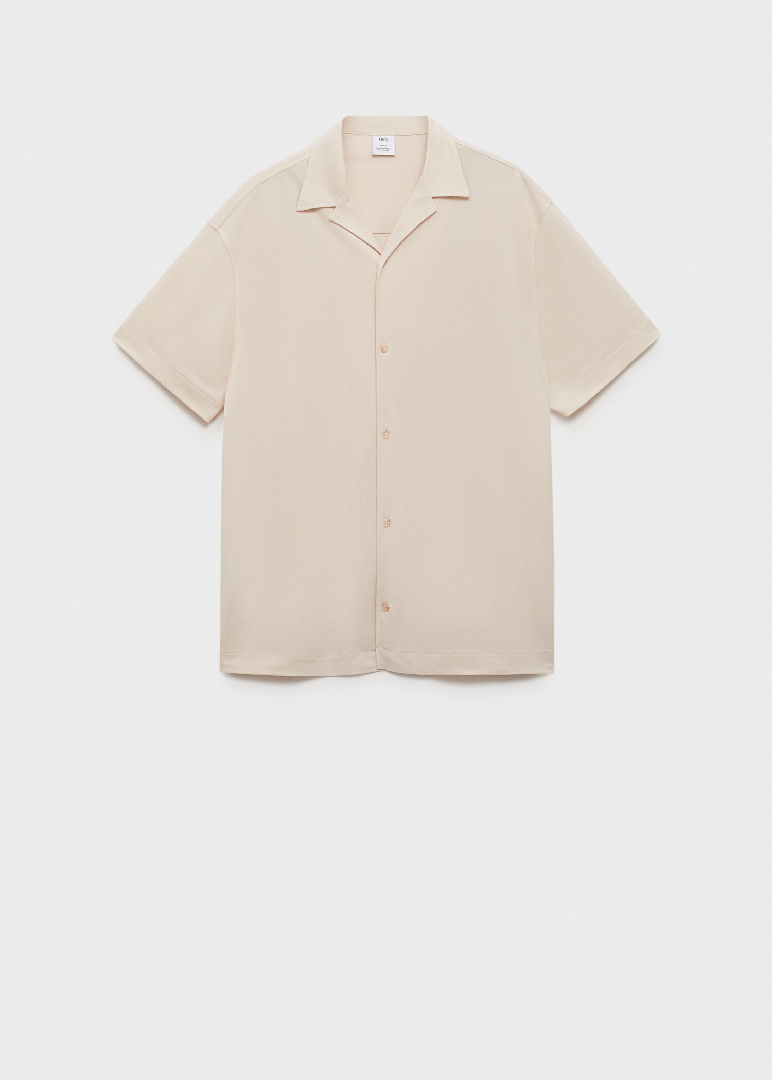 Modal shirt with bowling collar - Article without model