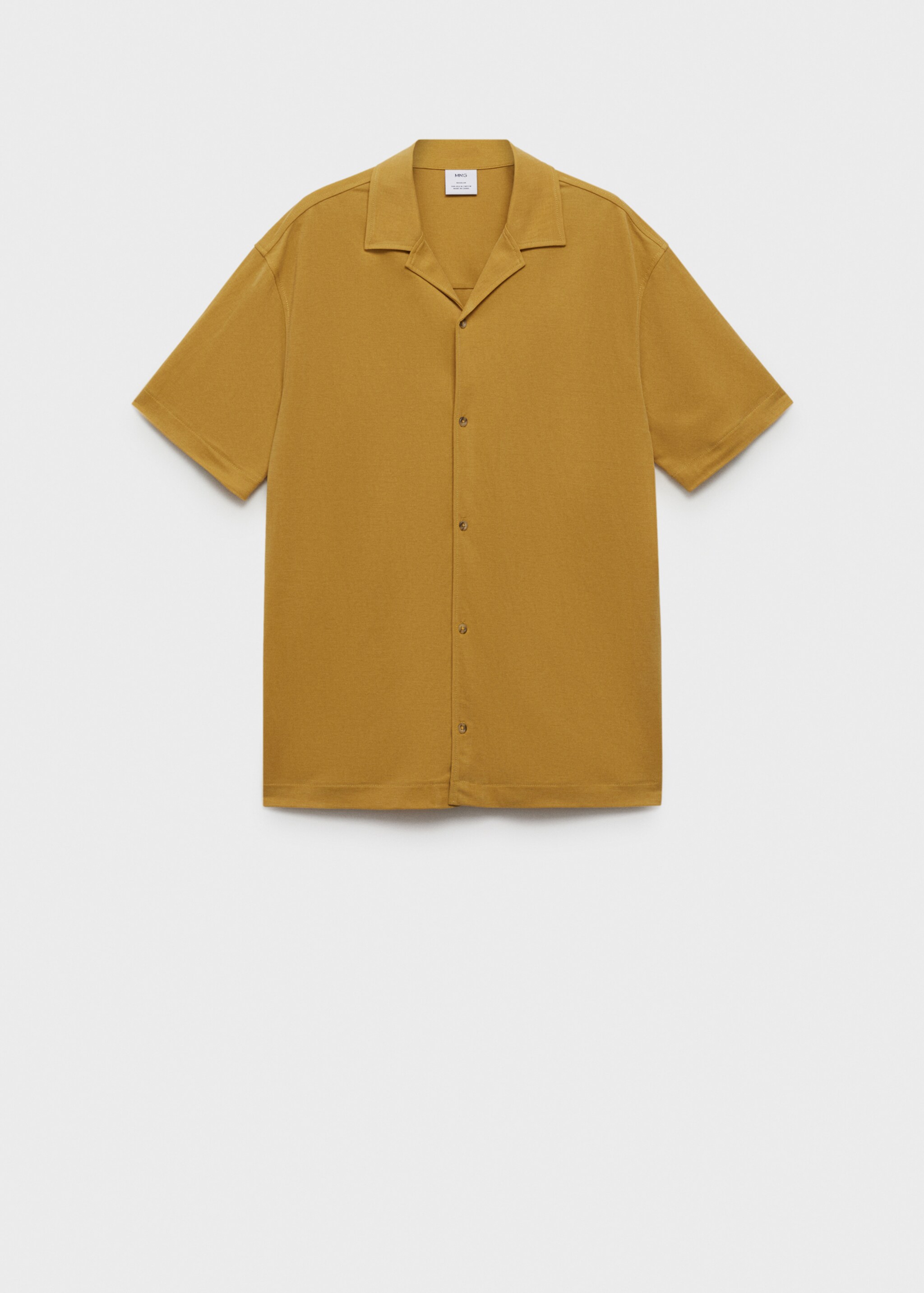 Modal shirt with bowling collar - Article without model