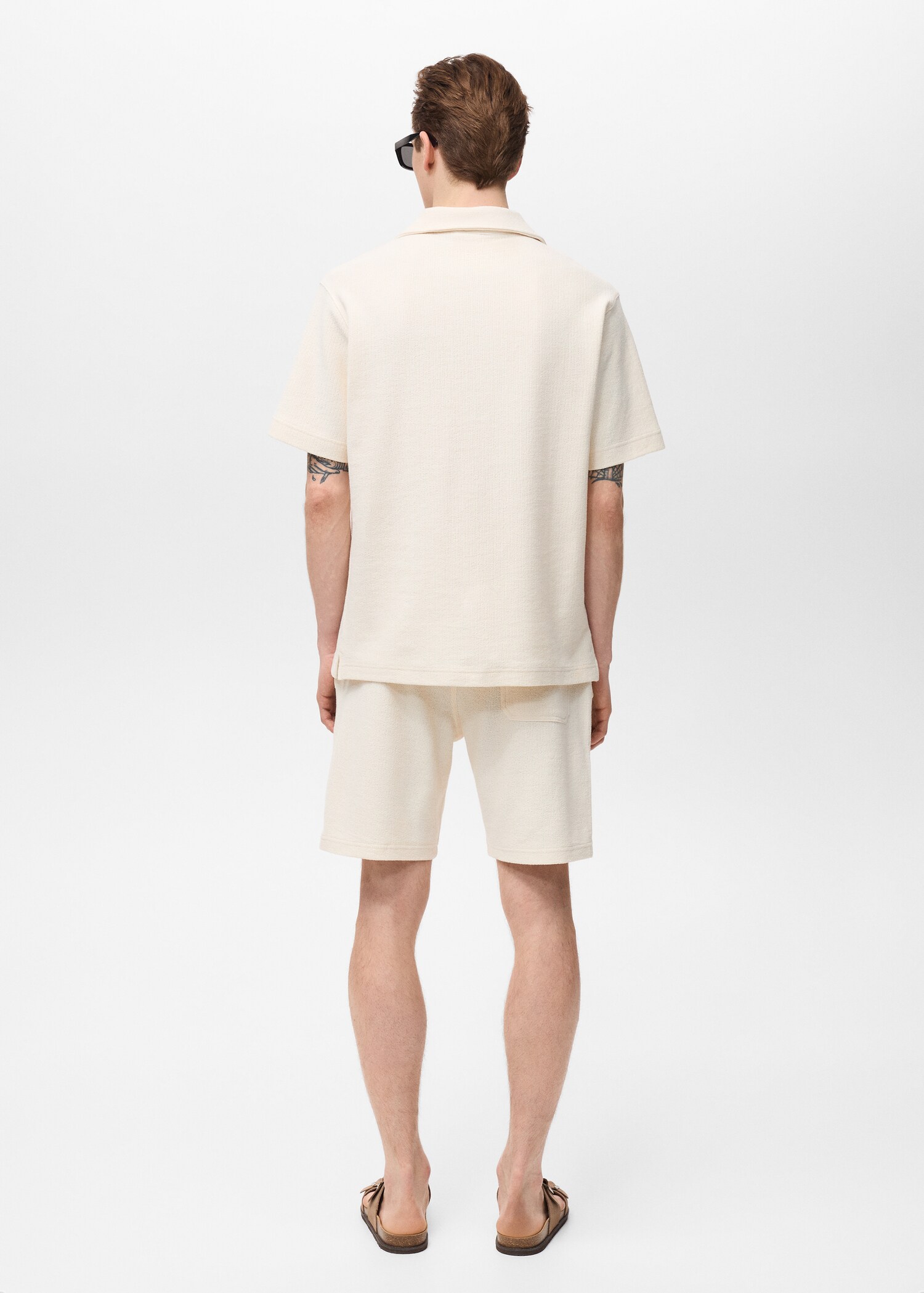 Polo textura regular fit - Reverso del artículo