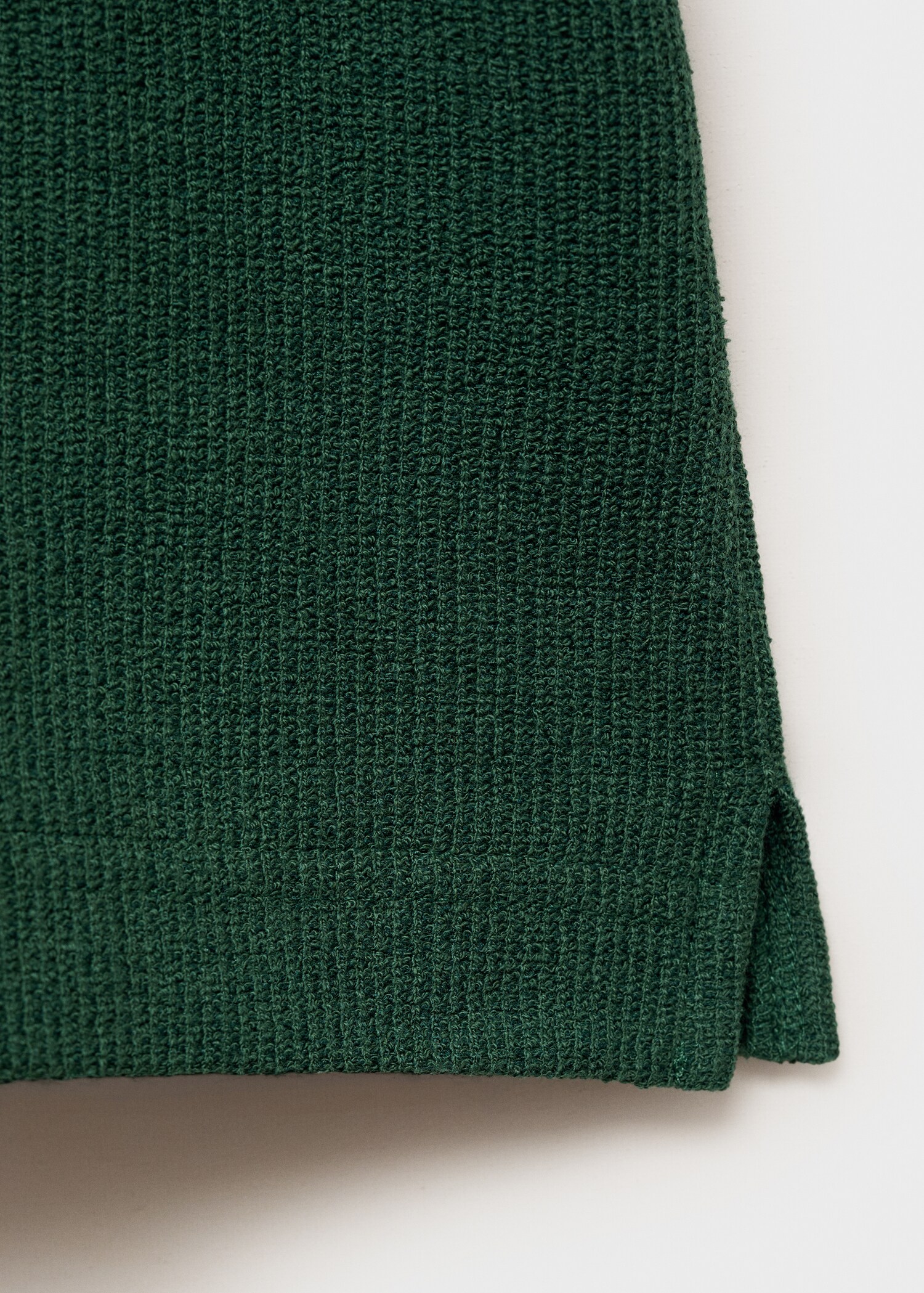 Regular-fit textured polo shirt - Details of the article 0