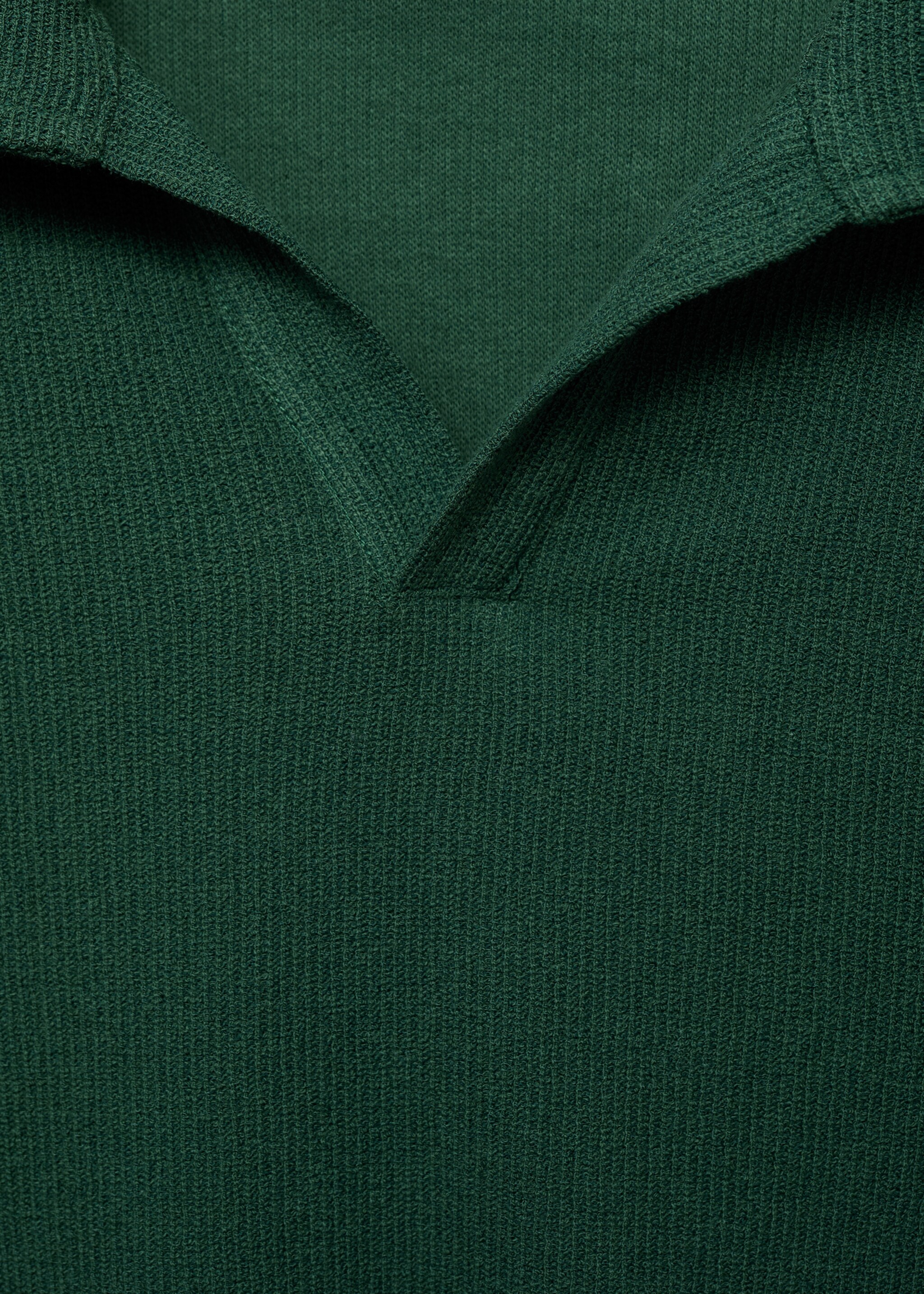 Regular-fit textured polo shirt - Details of the article 8