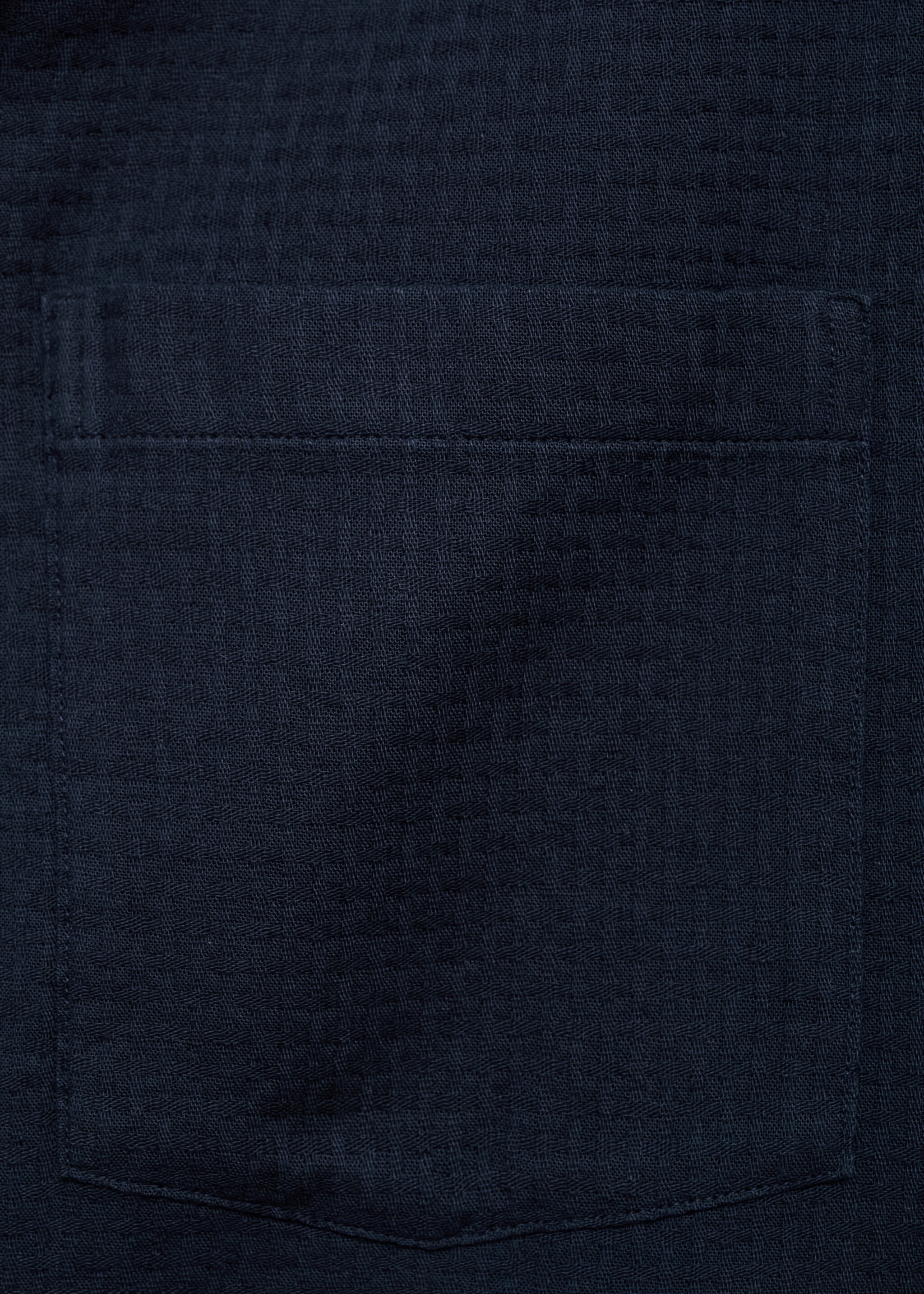 Chemise 100 % coton seersucker carreaux - Détail de l'article 0