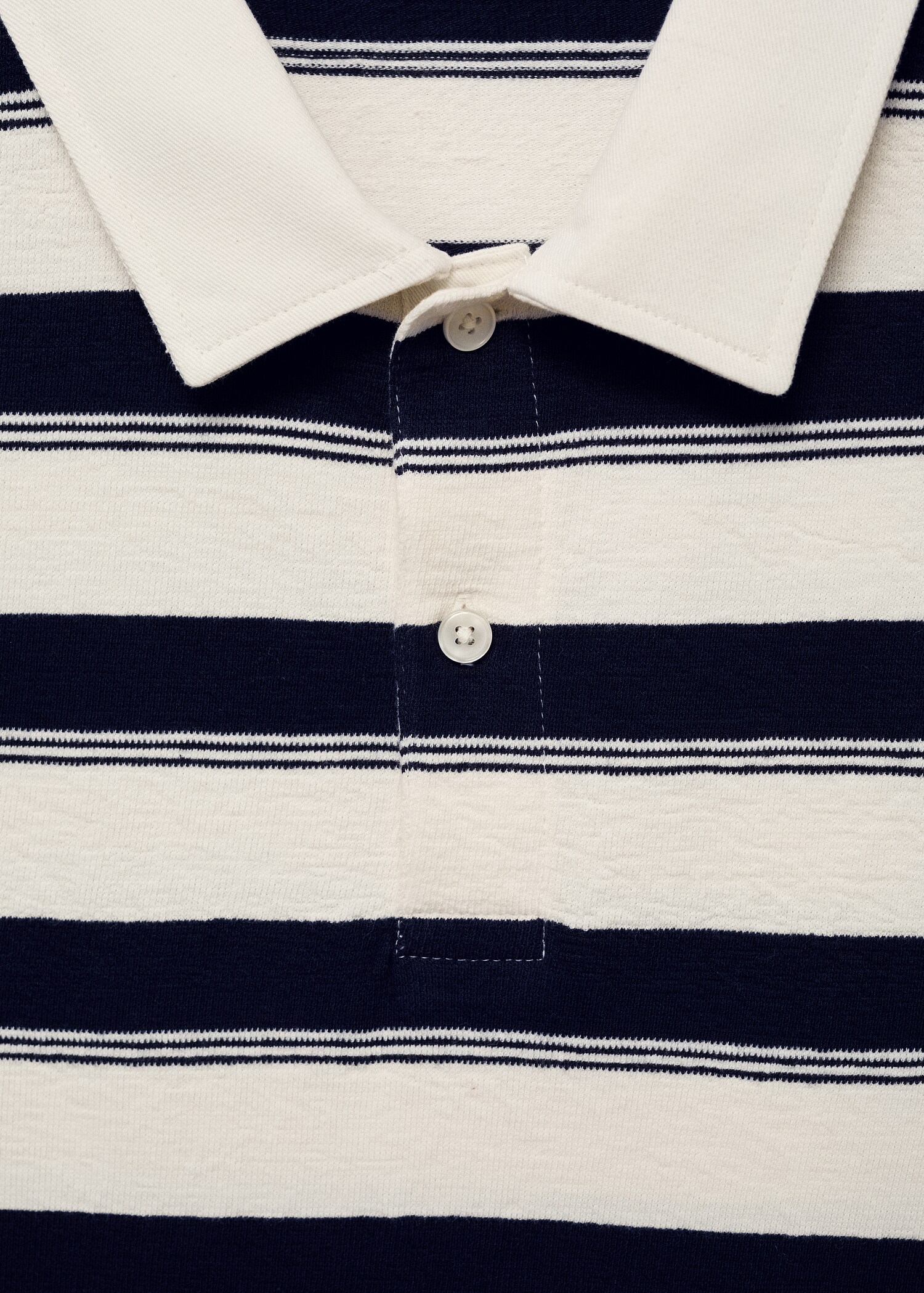100% cotton striped polo shirt - Details of the article 8