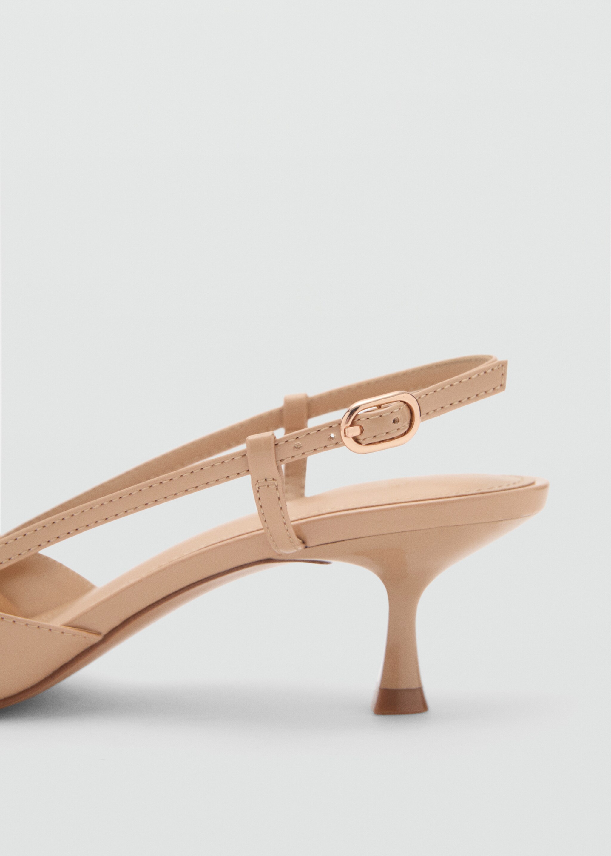 Patent leather-effect heeled shoes - Details of the article 1