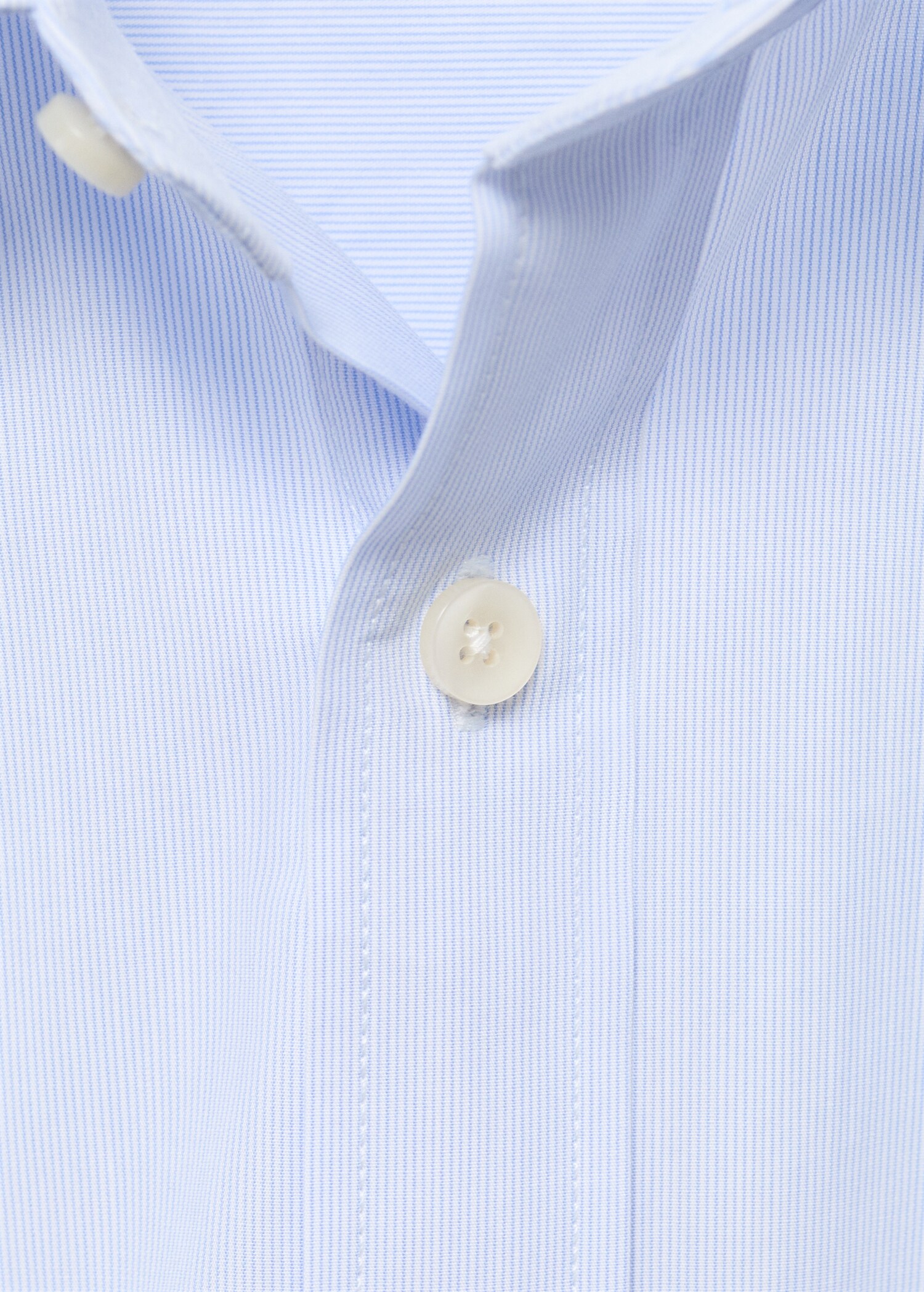 100% cotton slim-fit striped shirt - Details of the article 8