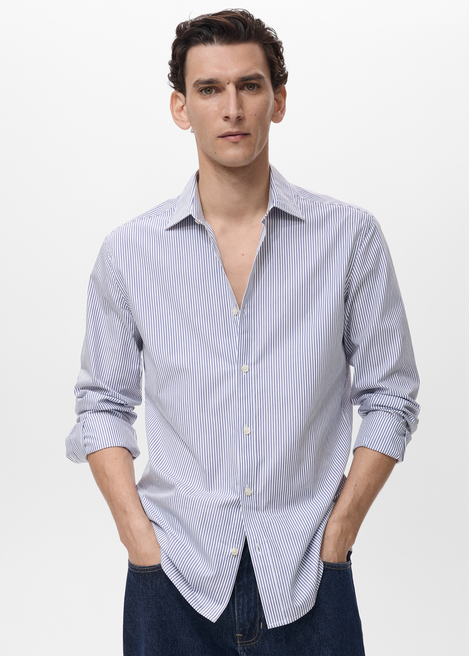 Regular Fit Hombre Que Es Una Camisa Slim Shirt Camisa Tailored