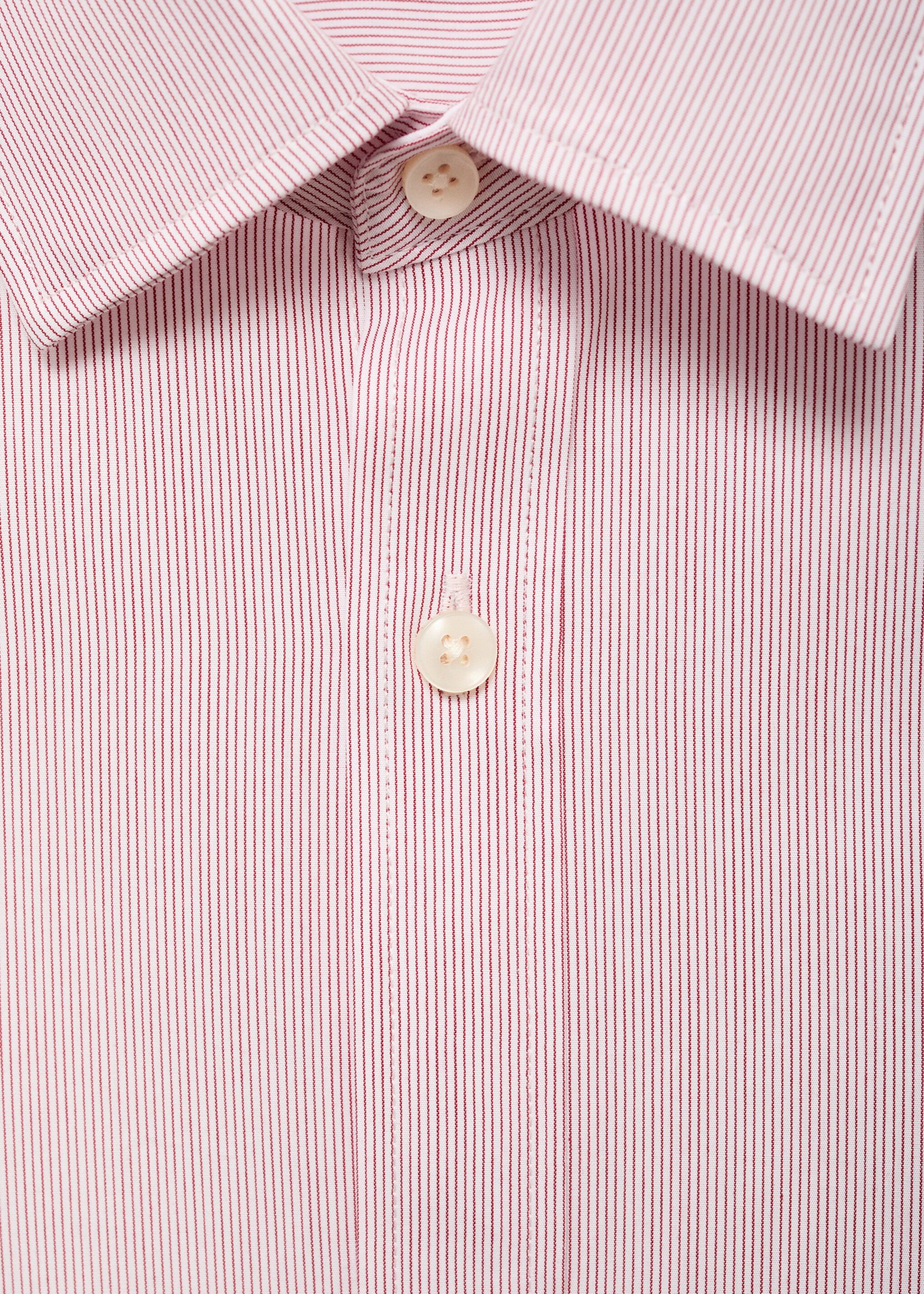 100% cotton slim-fit striped shirt - Details of the article 8