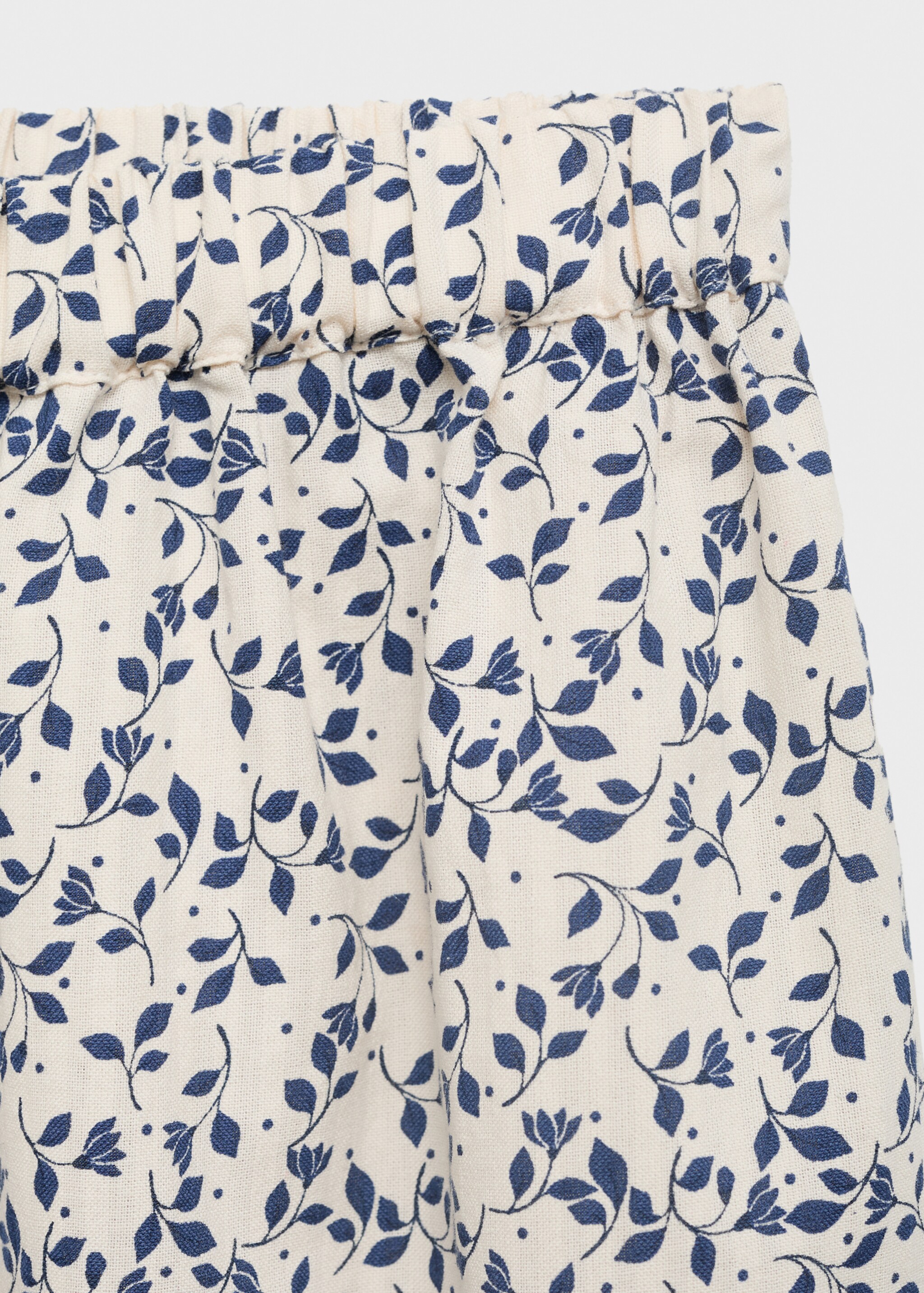 Pantalón recto estampado floral - Detalle del artículo 8