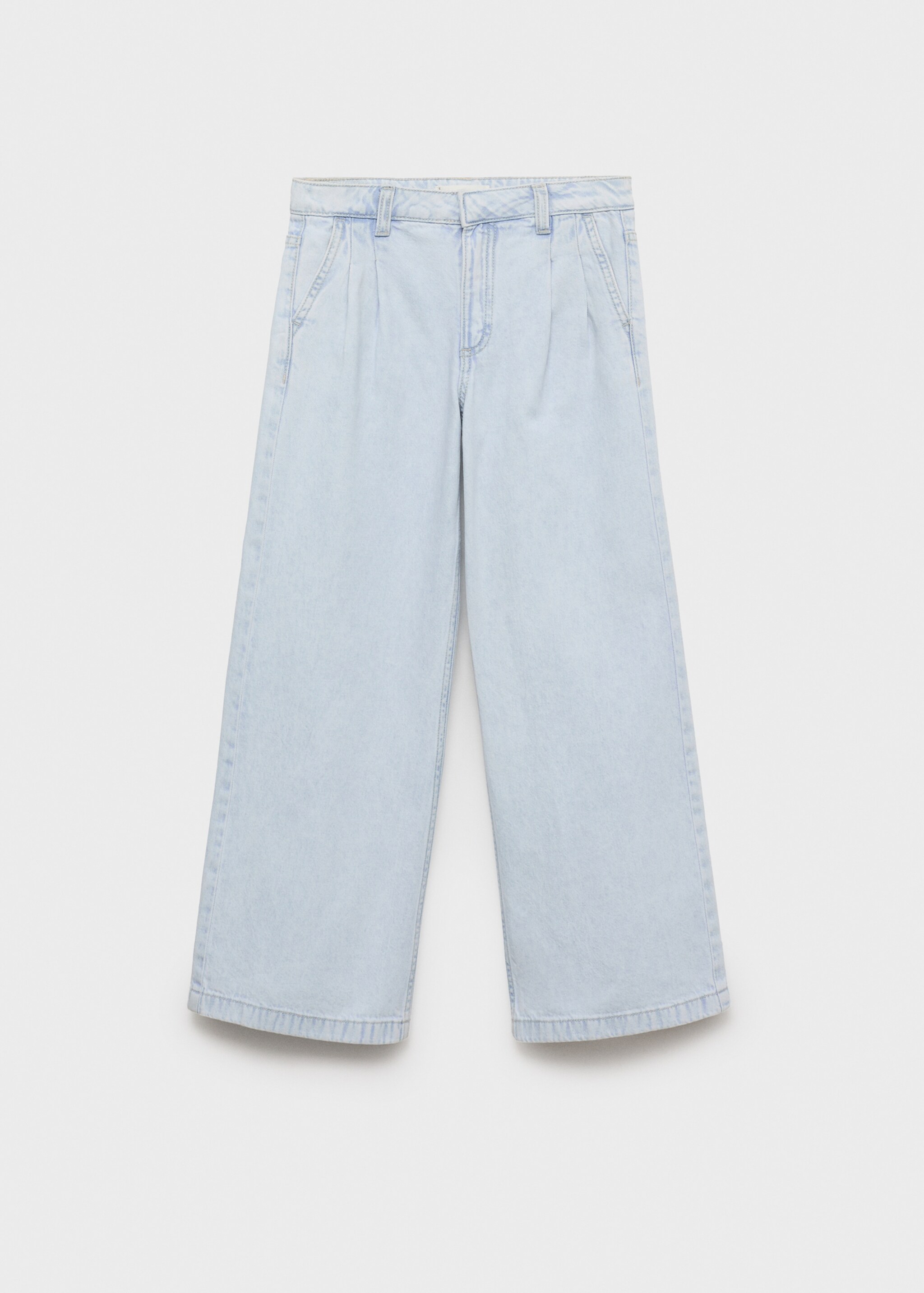 Straight-fit jeans with pleat detail - Article without model