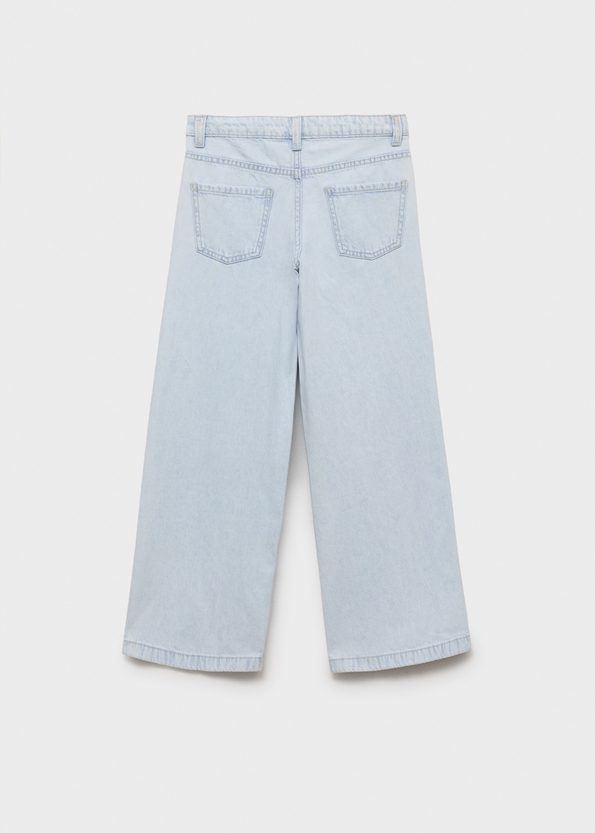 Straight-fit jeans with pleat detail - Reverse of the article