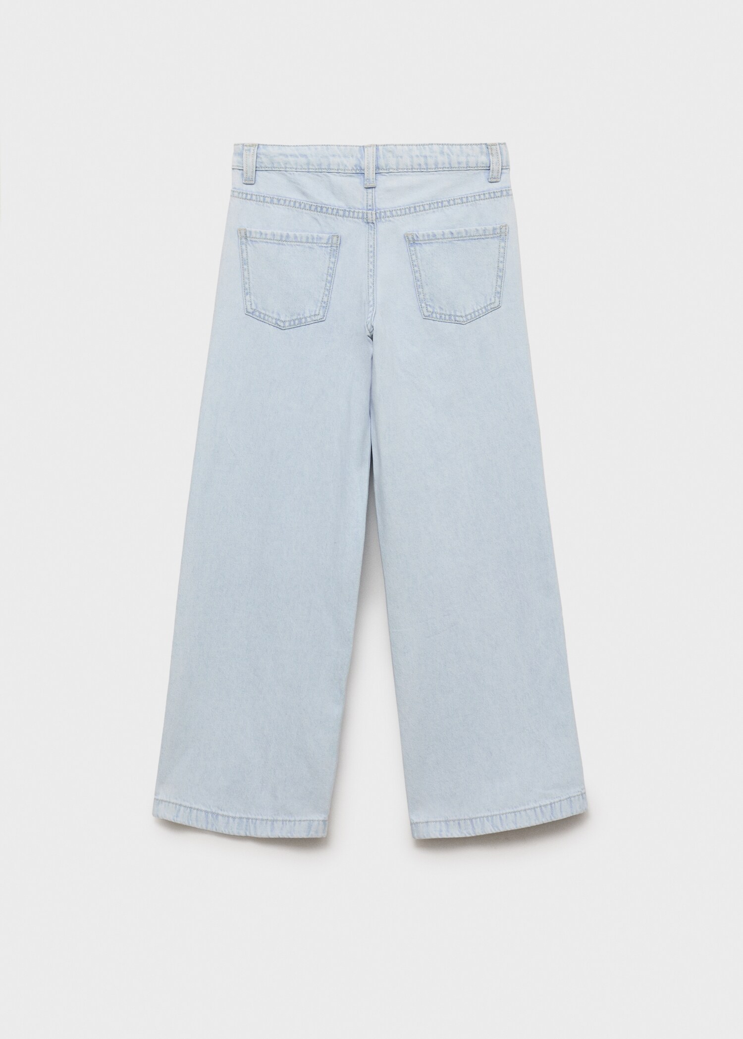 Straight-fit jeans with pleat detail - Reverse of the article