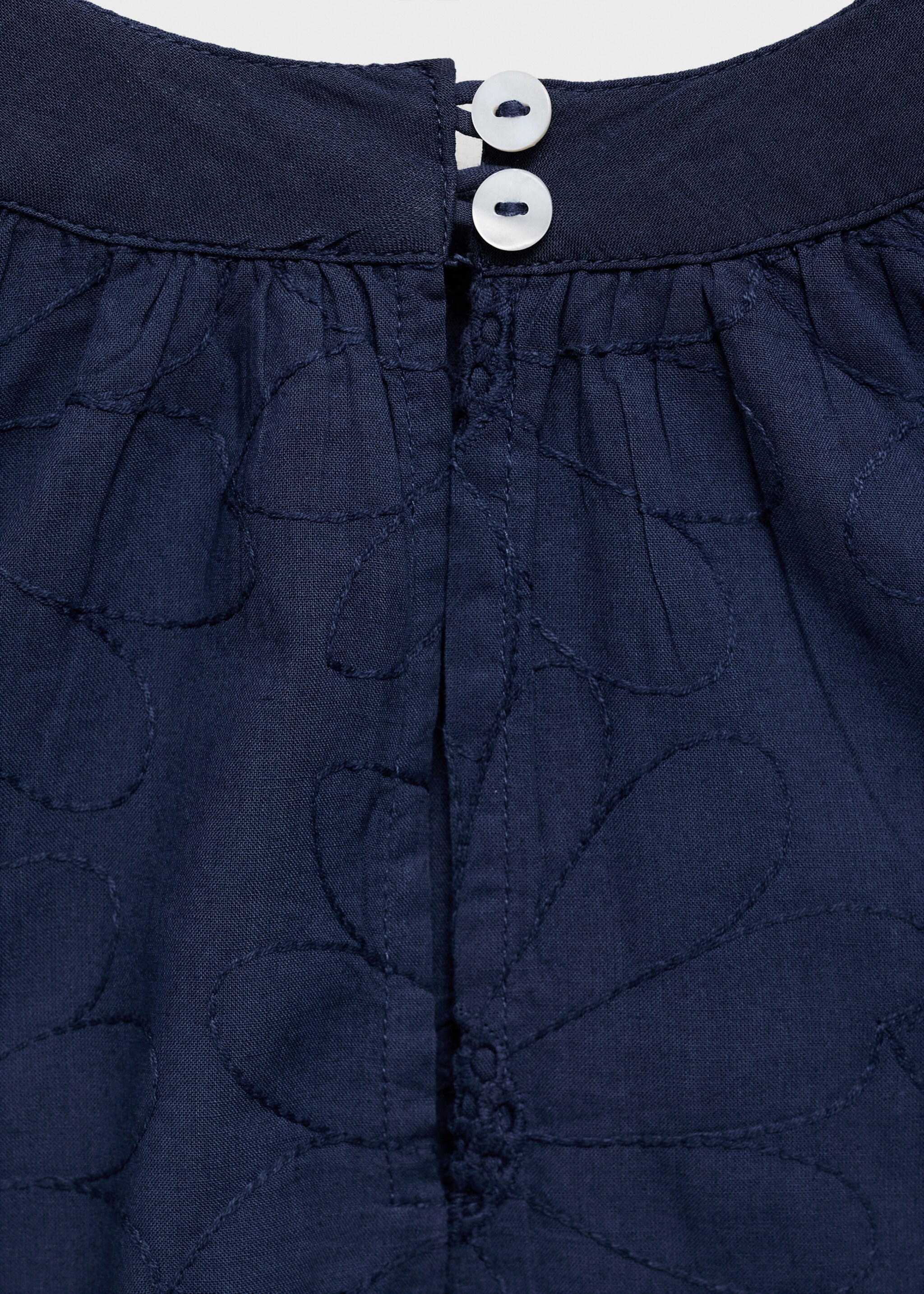 Embroidered short dress - Rincian barang 0