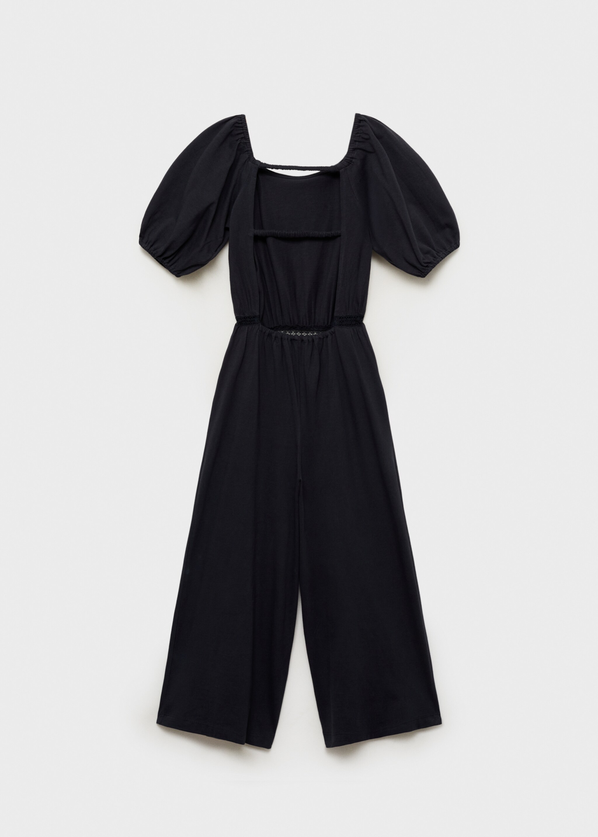 Long jumpsuit with back opening - Reverse of the article