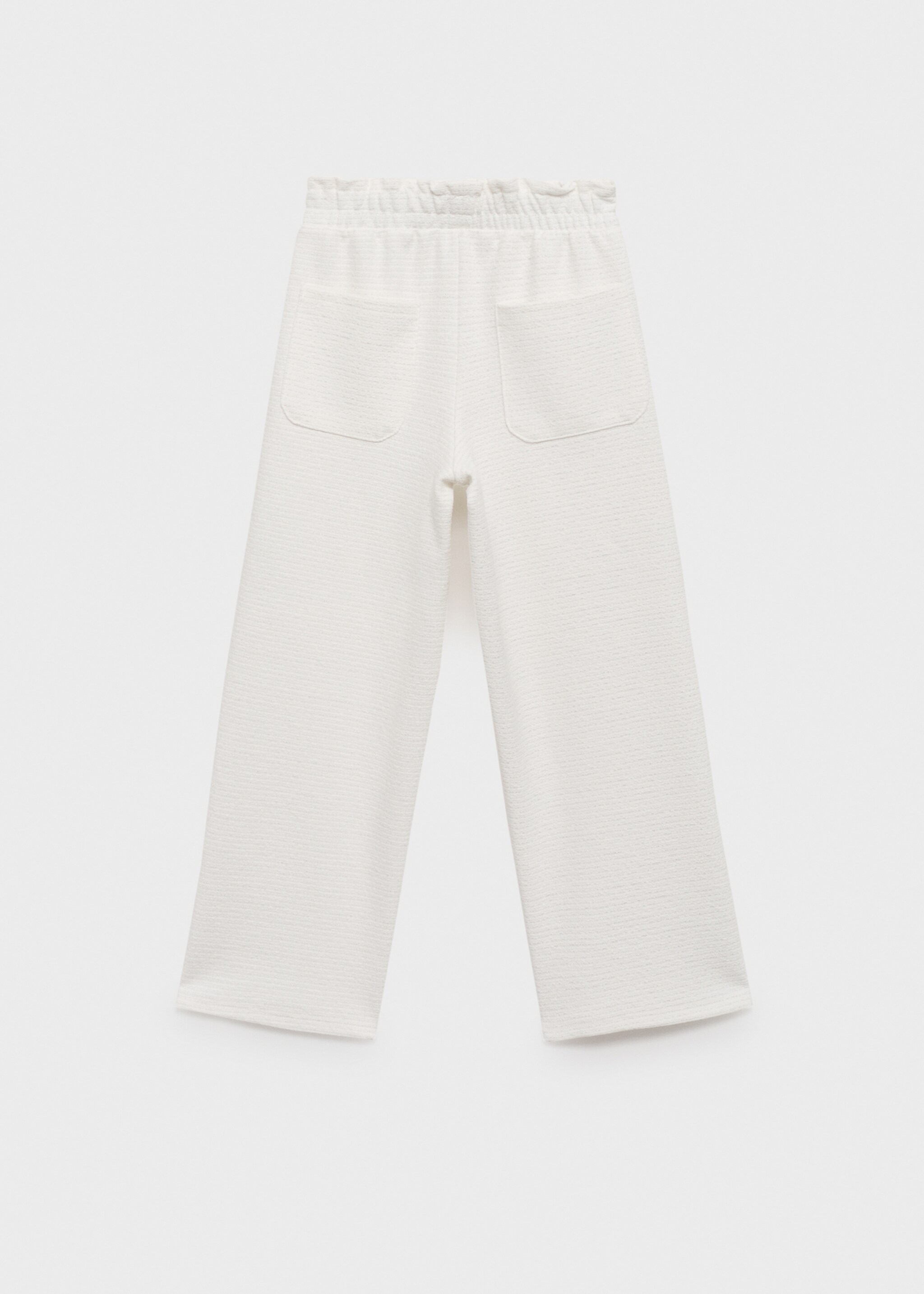Pantalon droit texturé - Verso de l’article