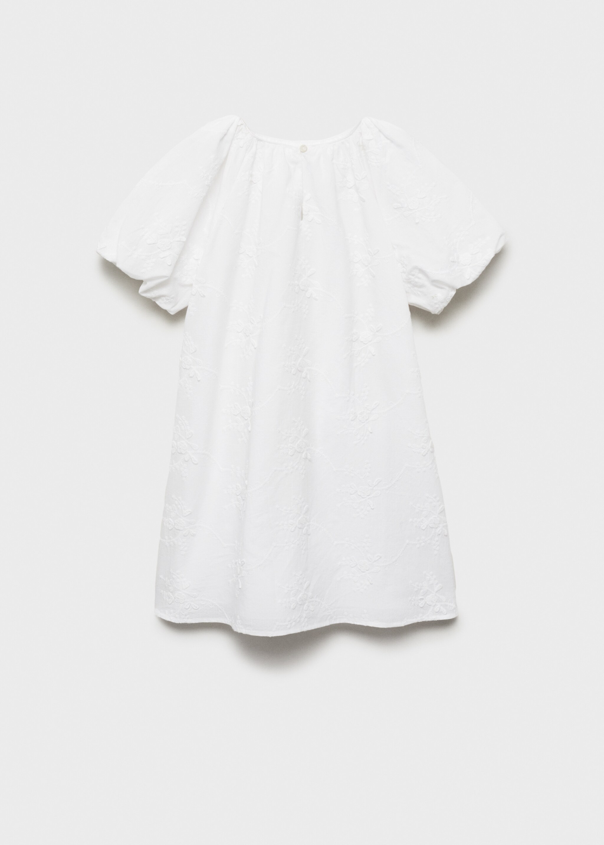 Kleid mit gestickten Details - Rückseite des Artikels