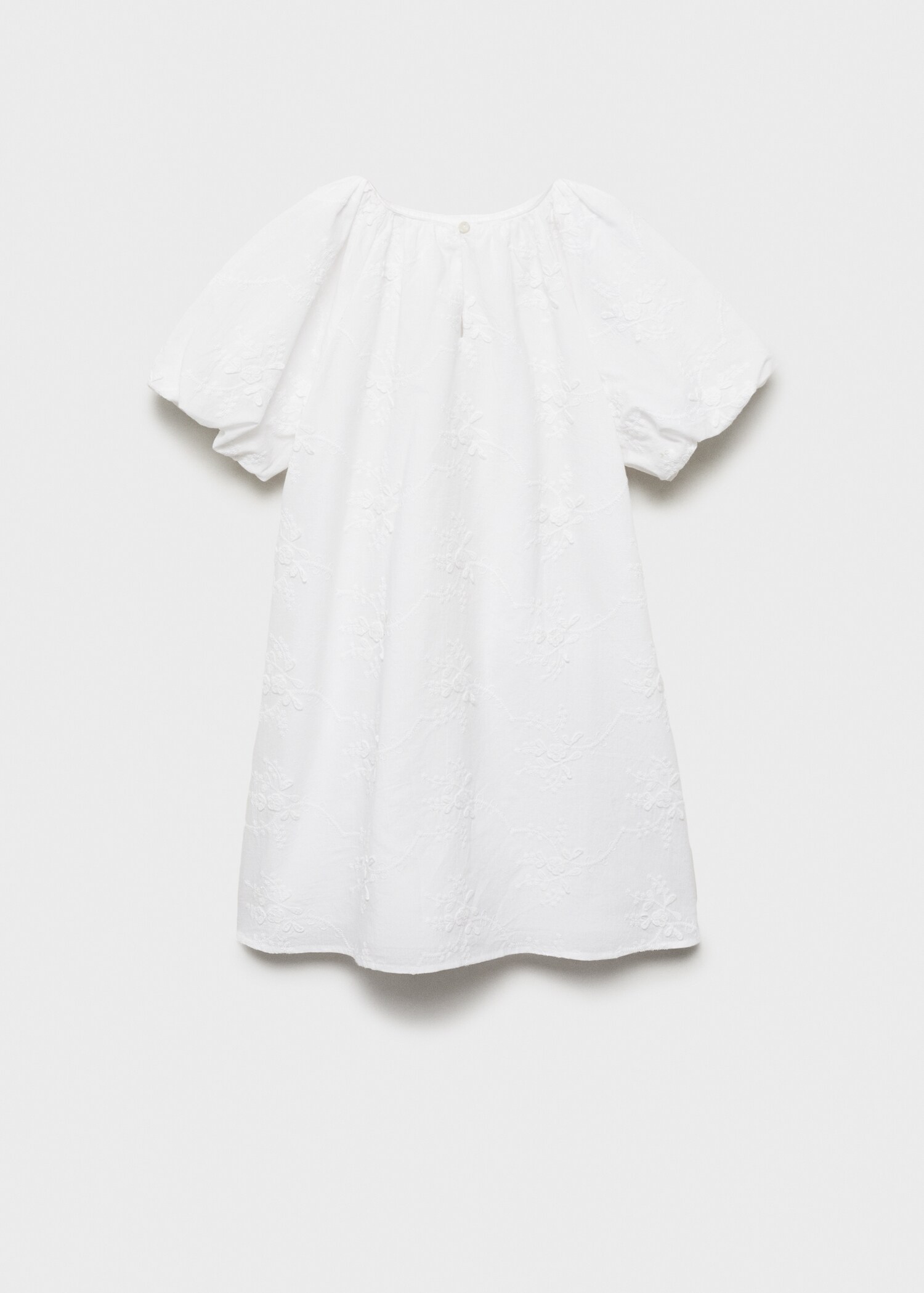 Kleid mit gestickten Details - Rückseite des Artikels