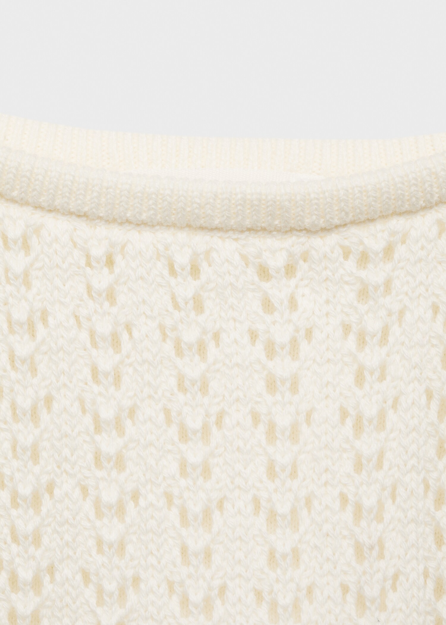 Openwork knit top - Details of the article 0
