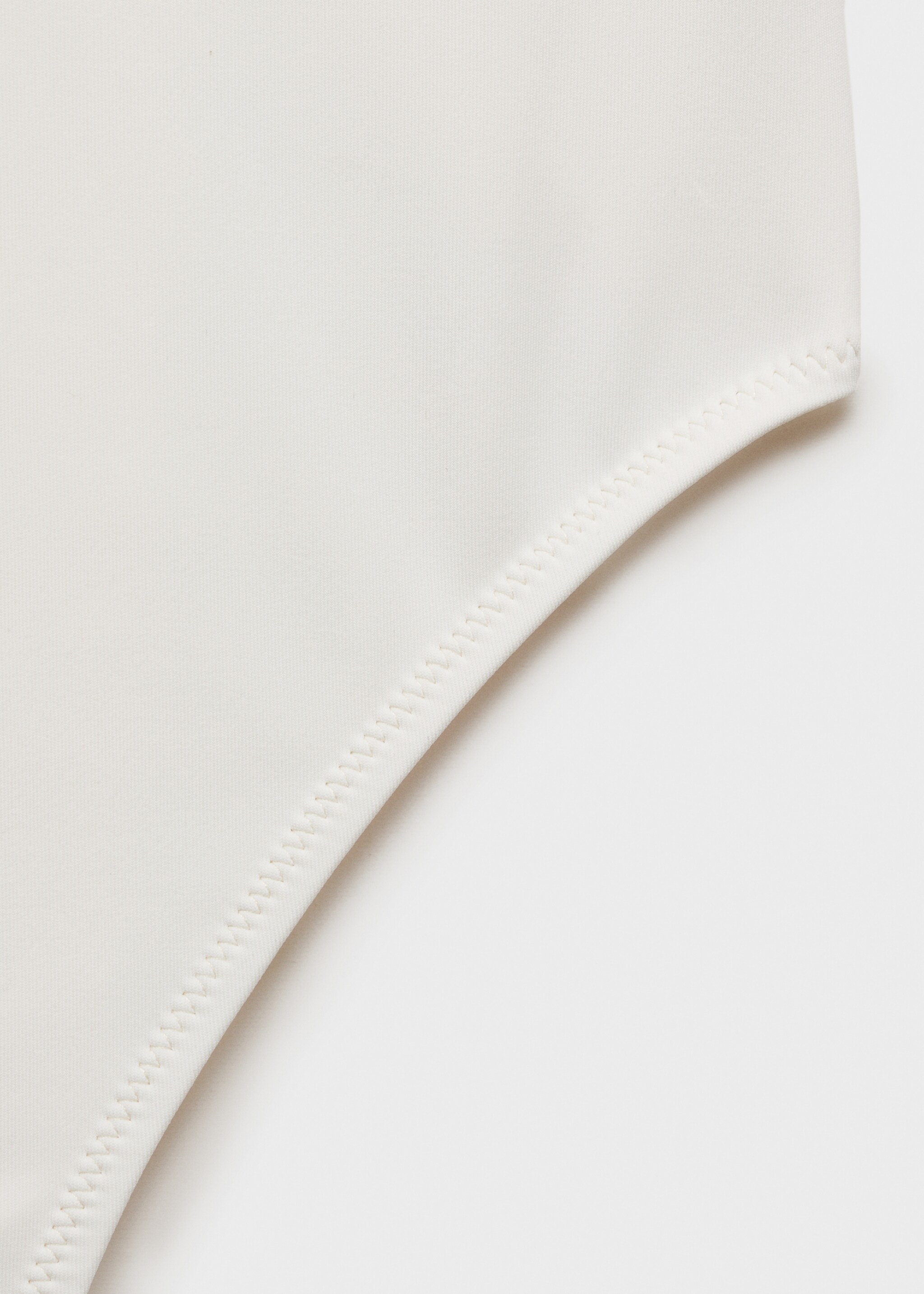 Contrasting trims swimsuit - Details of the article 0
