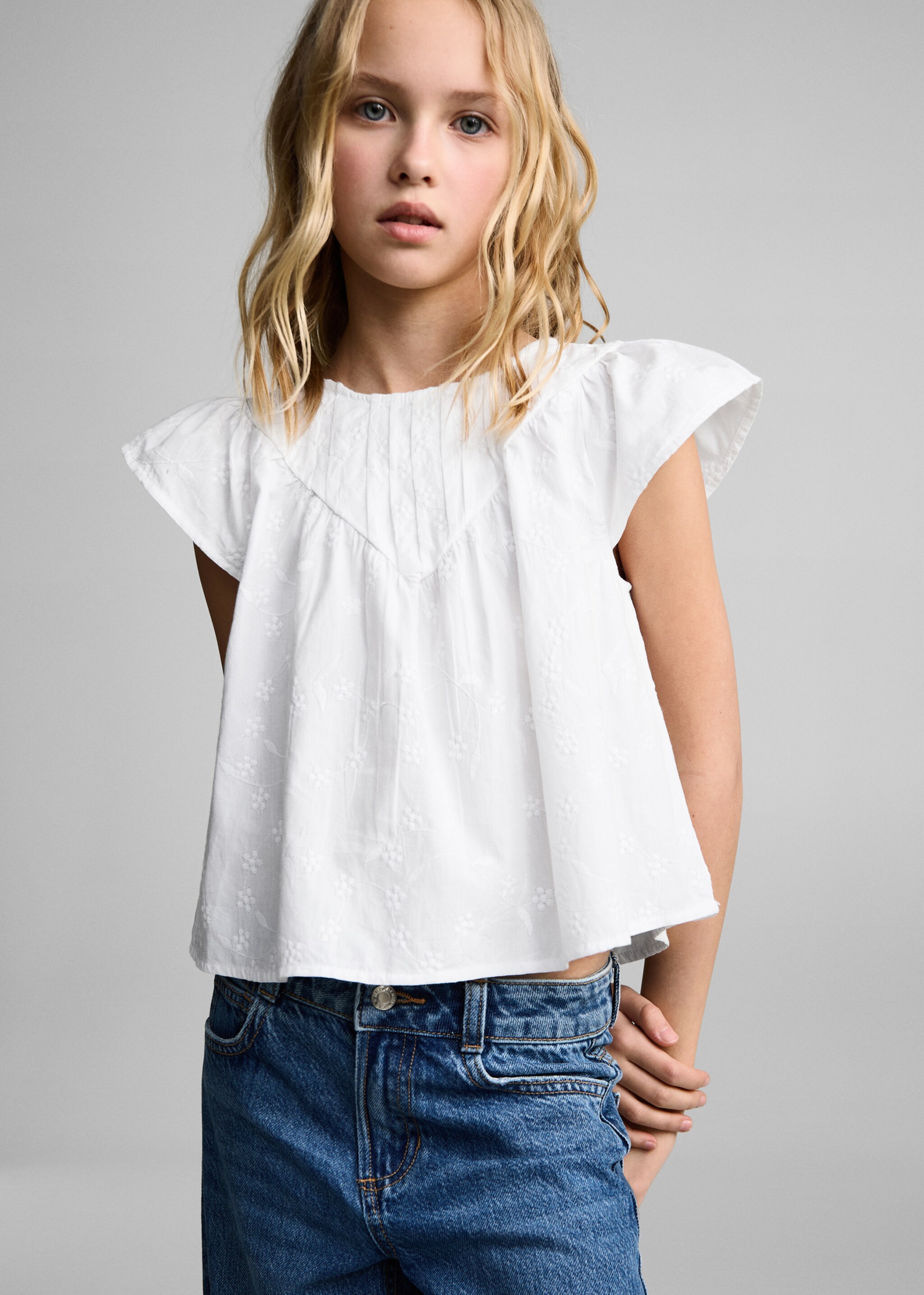 Blusa algodón bordados - Detalle del artículo 1