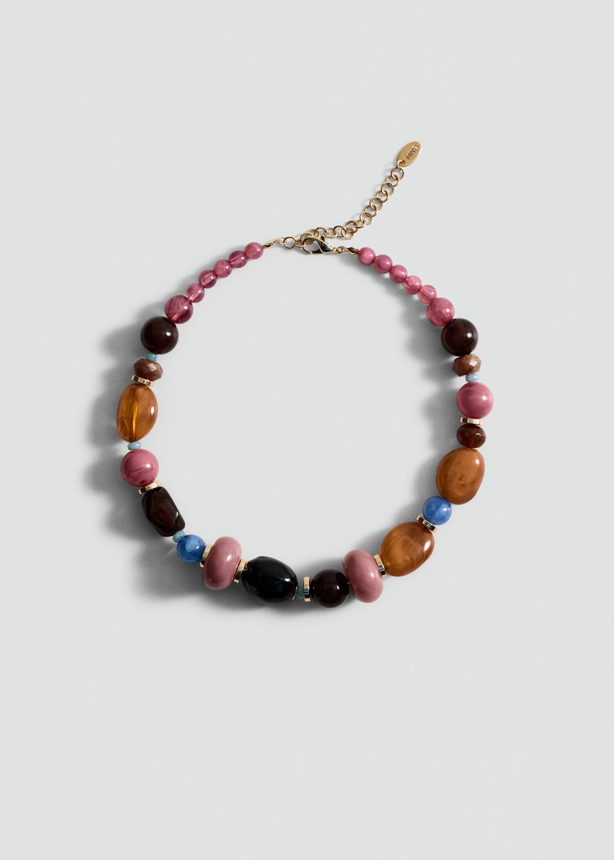 Ketting met gecombineerde kralen - Artikel zonder model