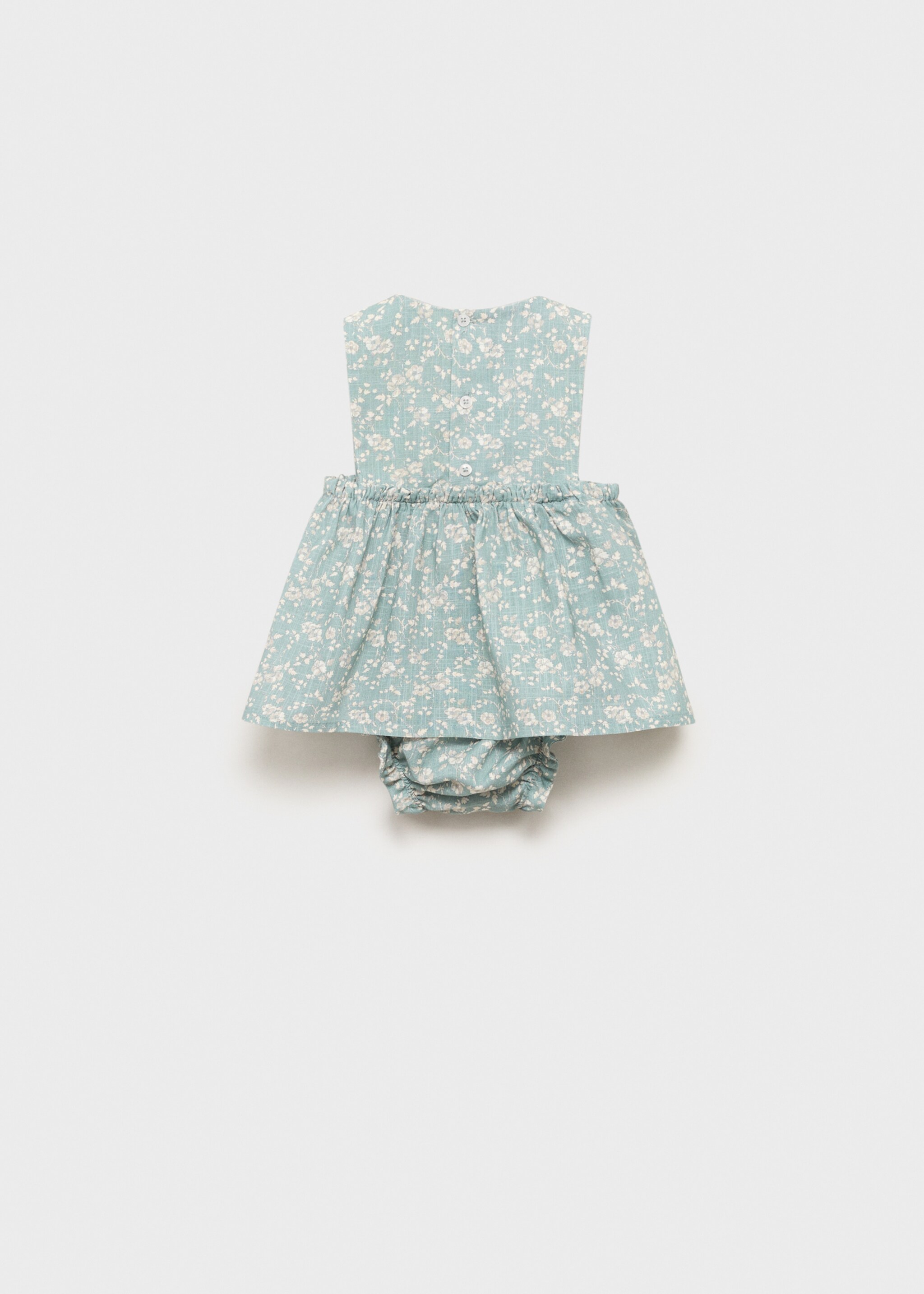 Printed dress and nappy cover - Reverse of the article