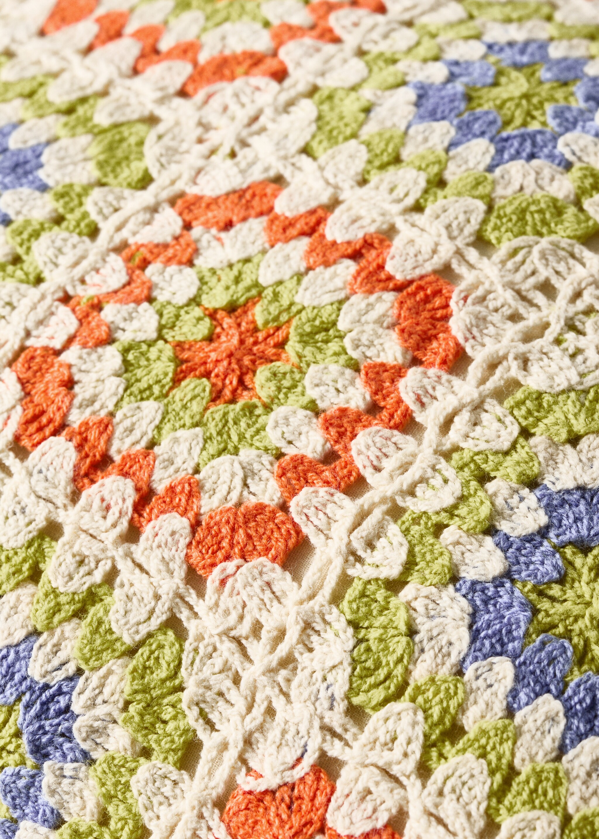 Çocuk için çok renkli kroşe yastık kılıfı 30x40 cm - Ürün detayı 1