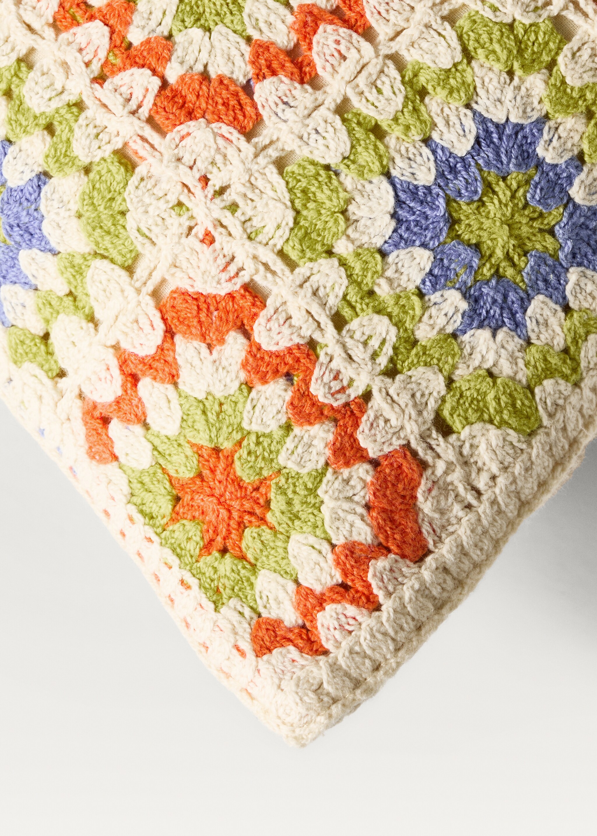 Çocuk için çok renkli kroşe yastık kılıfı 30x40 cm - Ürün detayı 3