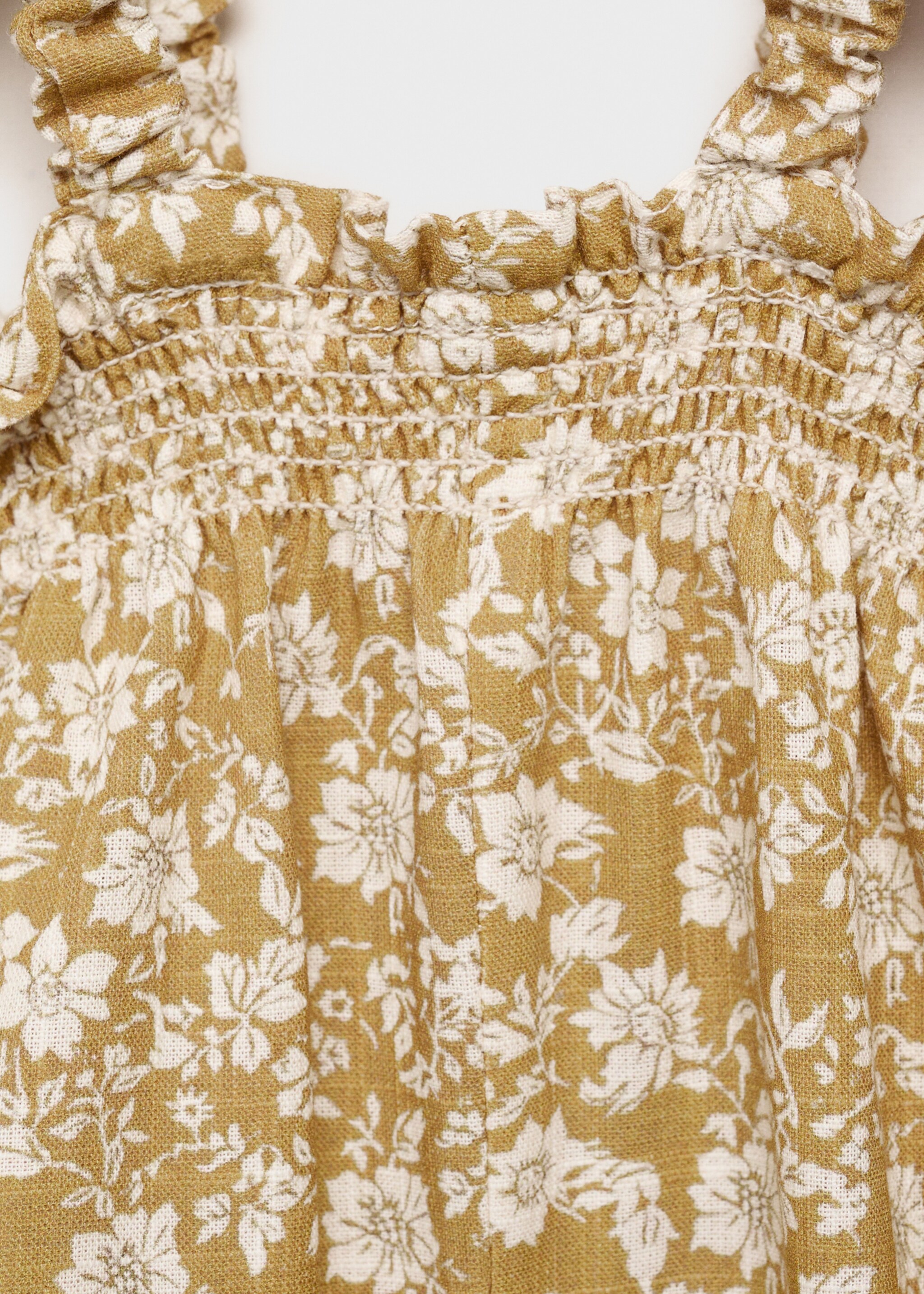 Printed cotton dungarees - Details of the article 8