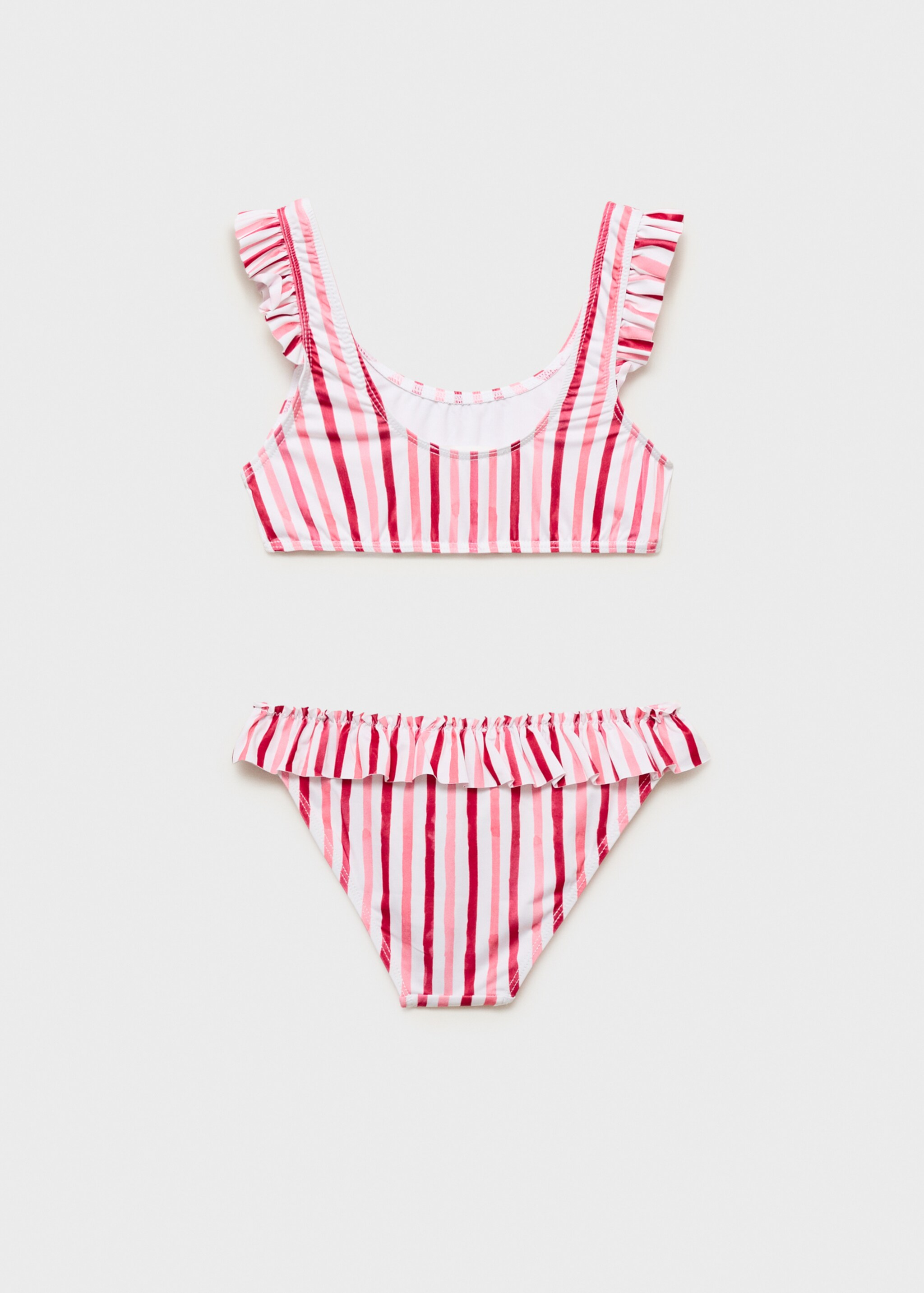 Ruffle striped bikini - Reverse of the article