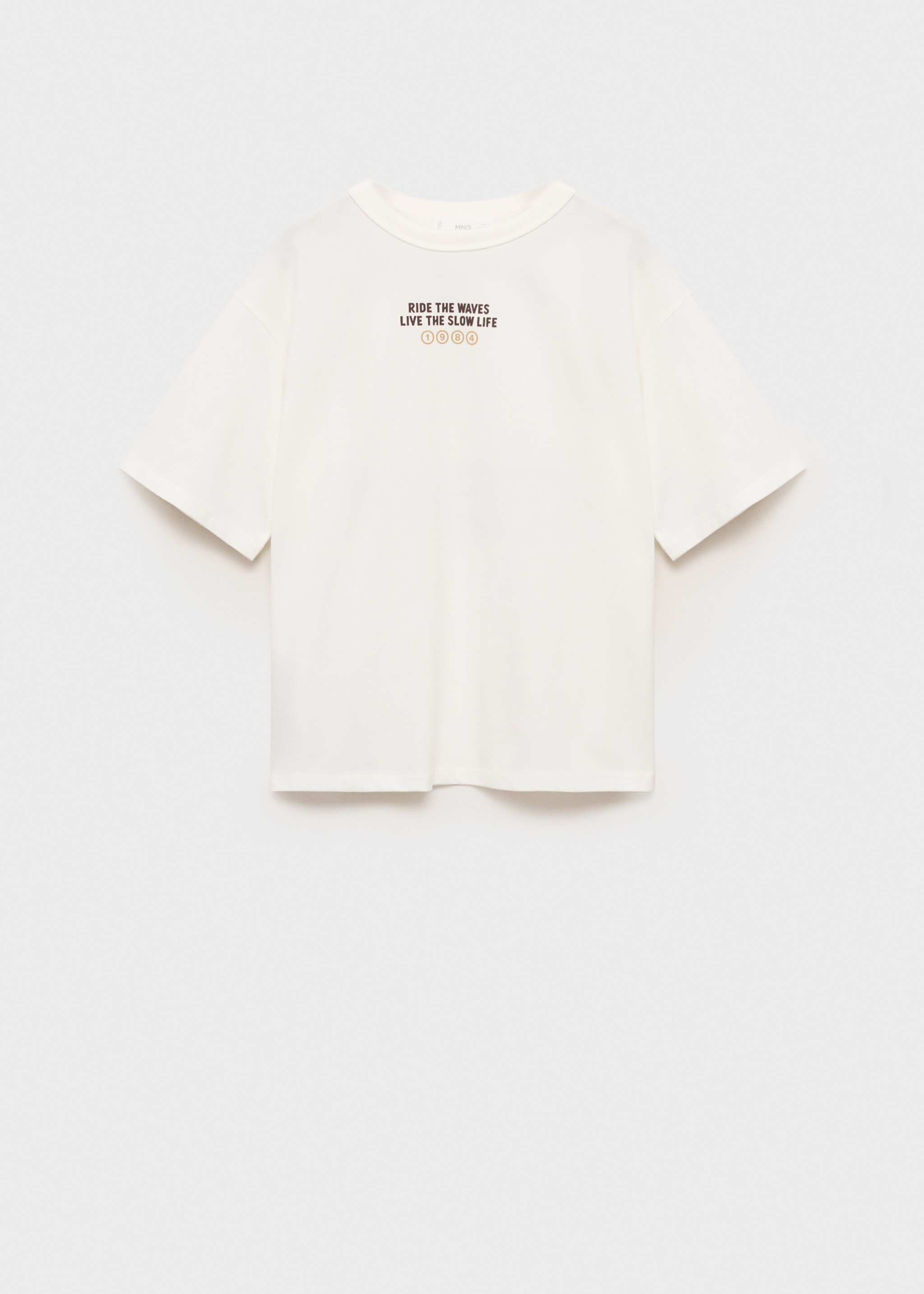 Bedrucktes Baumwoll-T-Shirt - Artikel ohne Model