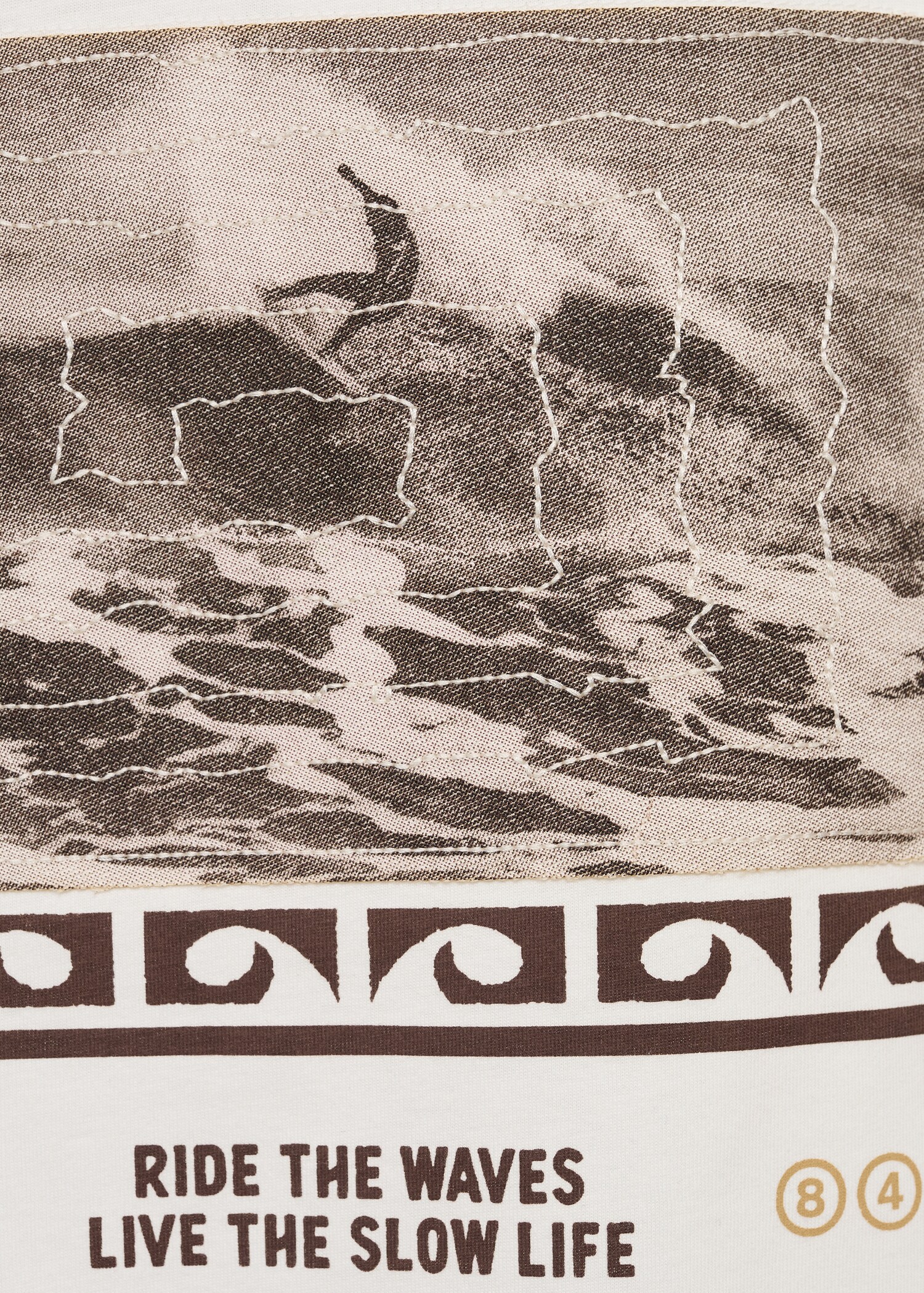 Printed cotton-blend t-shirt - Details of the article 0