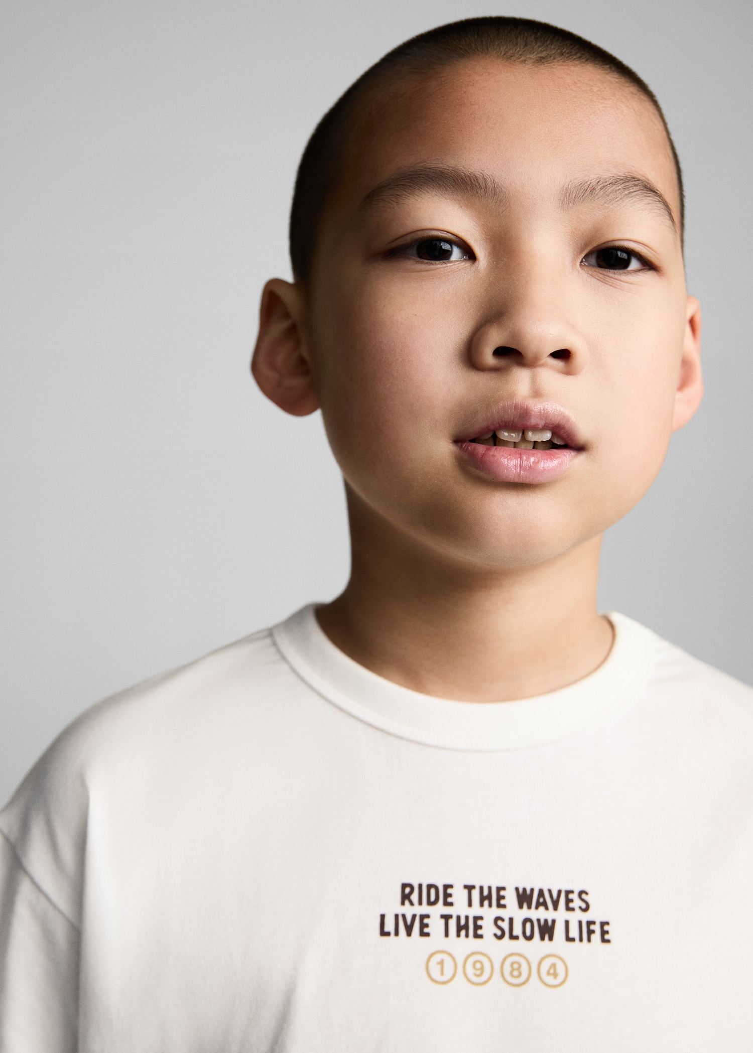 Printed cotton-blend t-shirt - Details of the article 1
