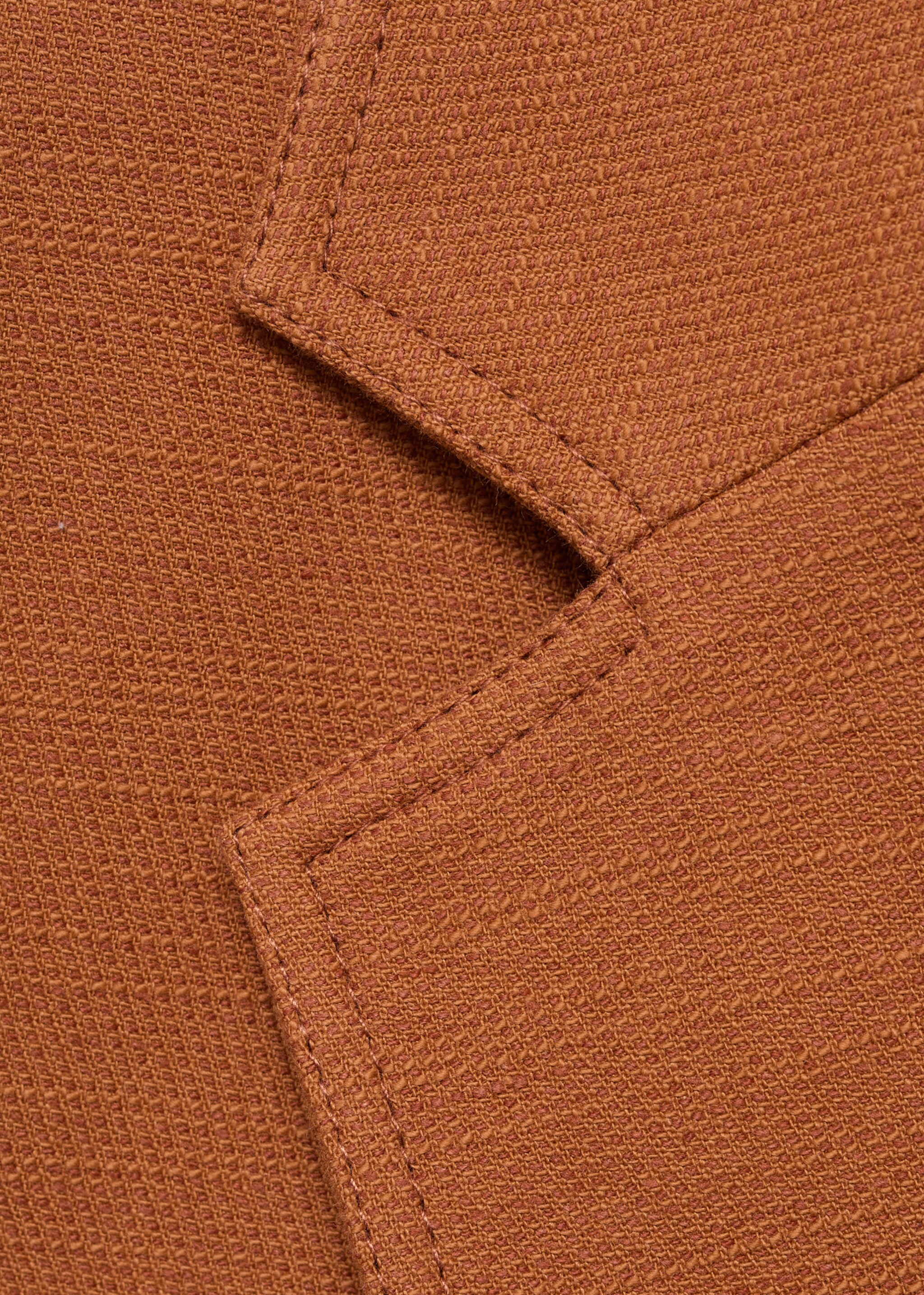 Blazer costume mélange coton et lin - Détail de l'article 0
