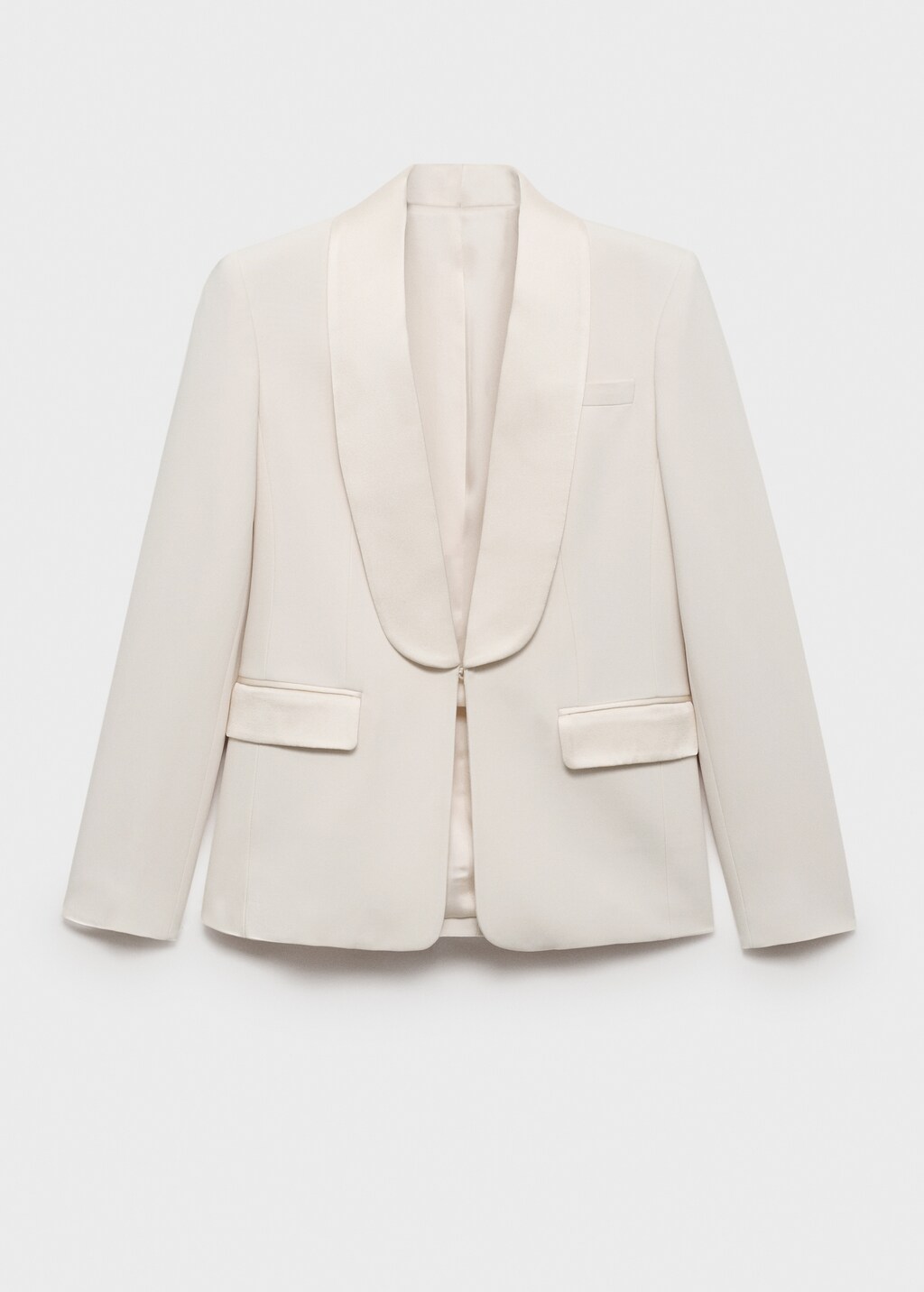 Mango Suit blazer with satin lapels