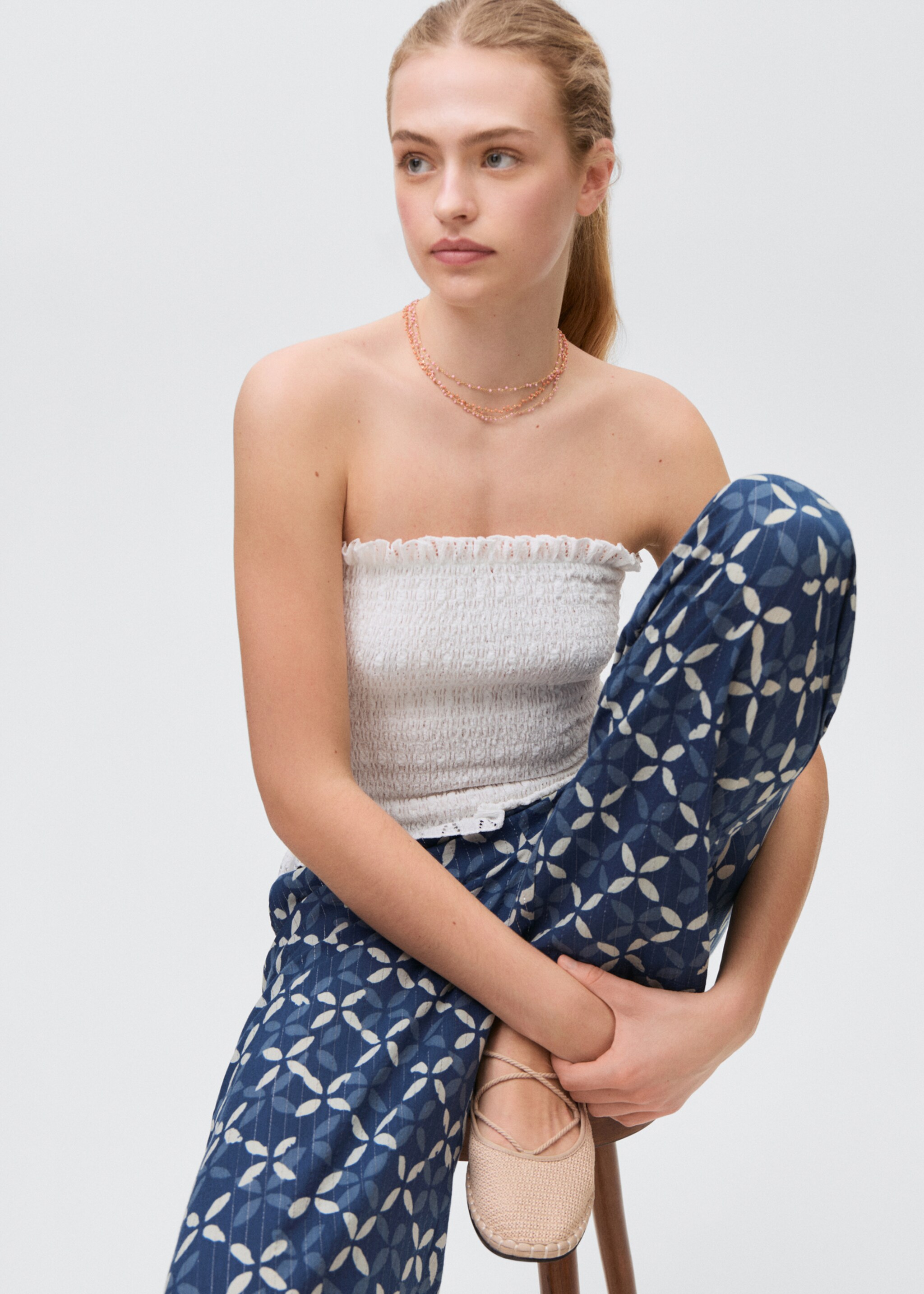 Gerade Printhose - Detail des Artikels 2
