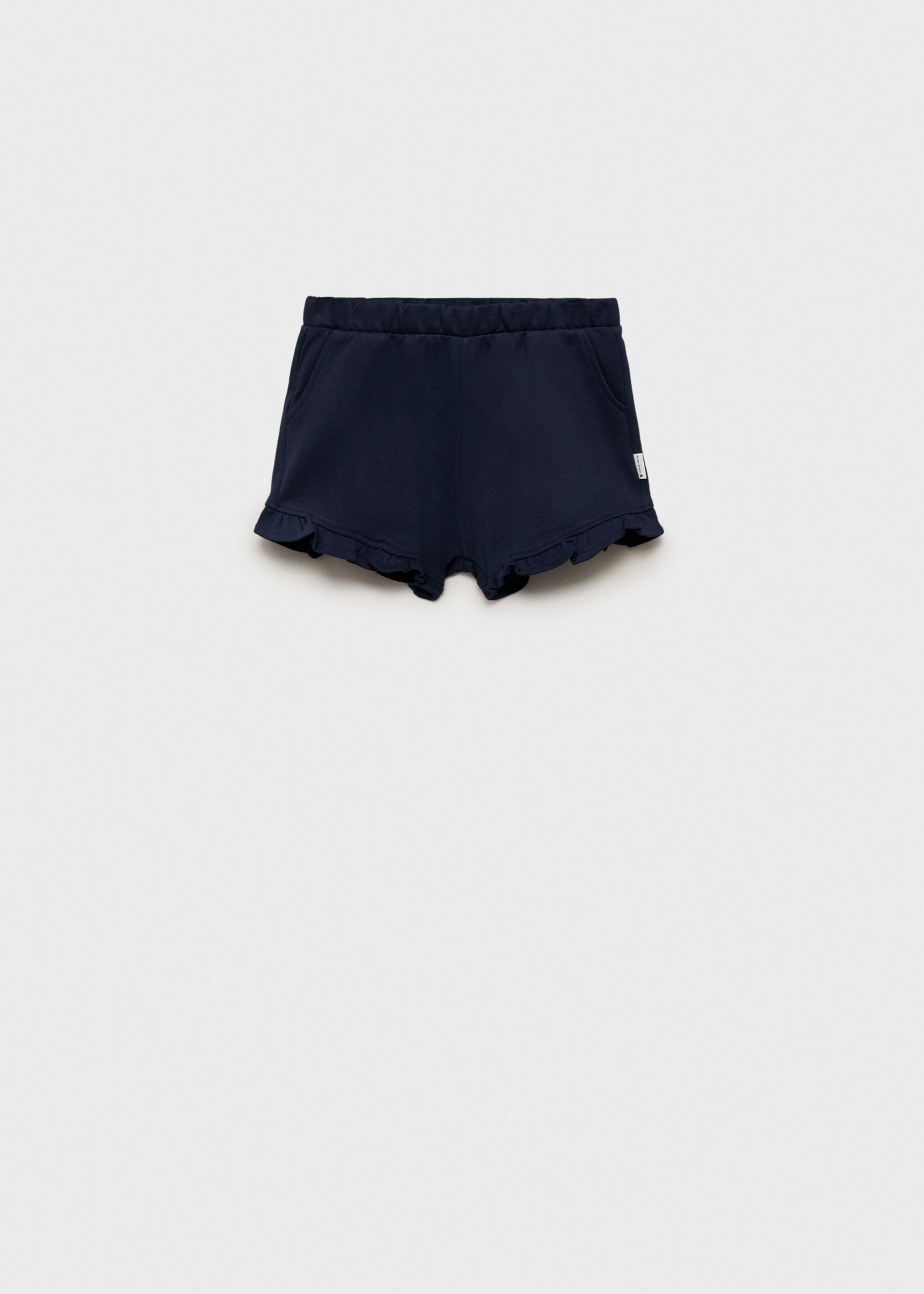 Shorts with ruffled hem - Article without model