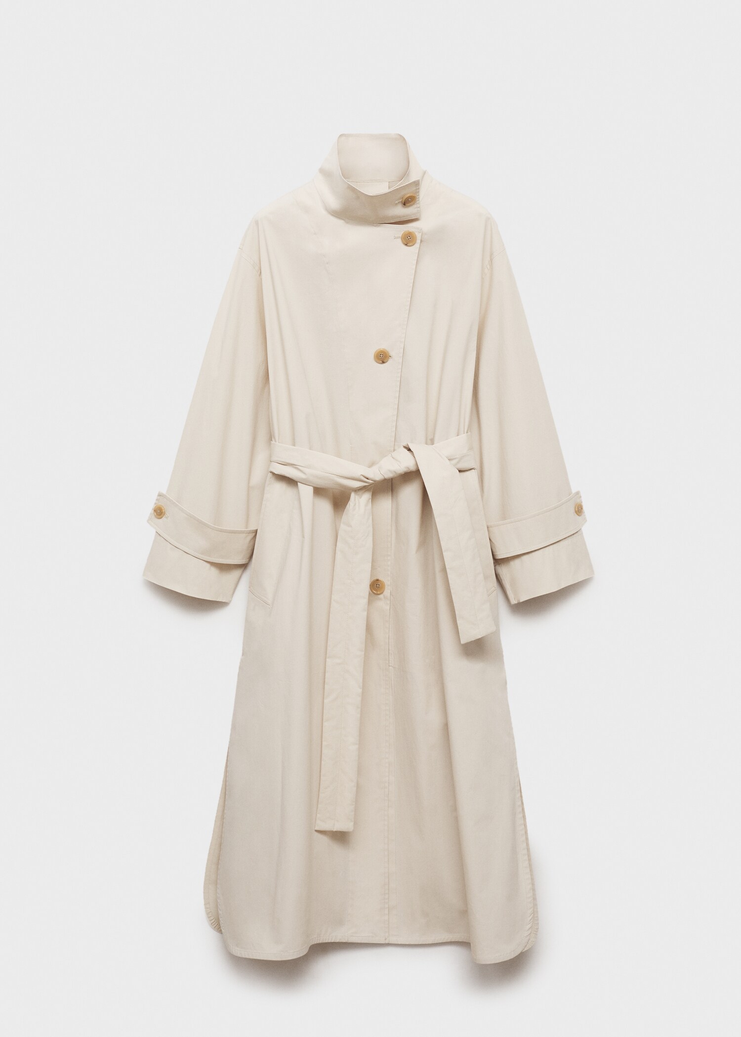 Oversized cotton trench coat - Article without model