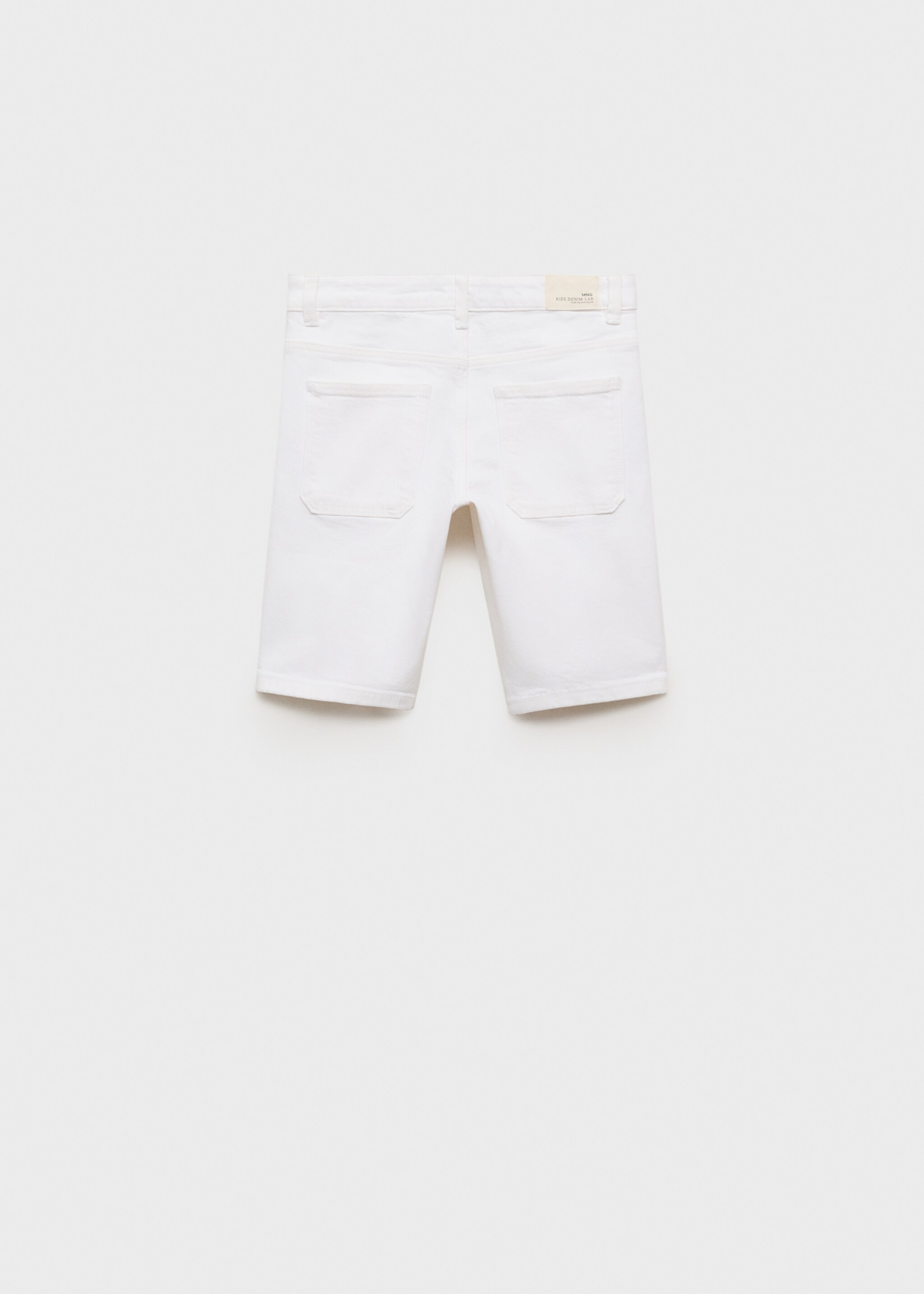 Denim Bermuda shorts - Reverse of the article