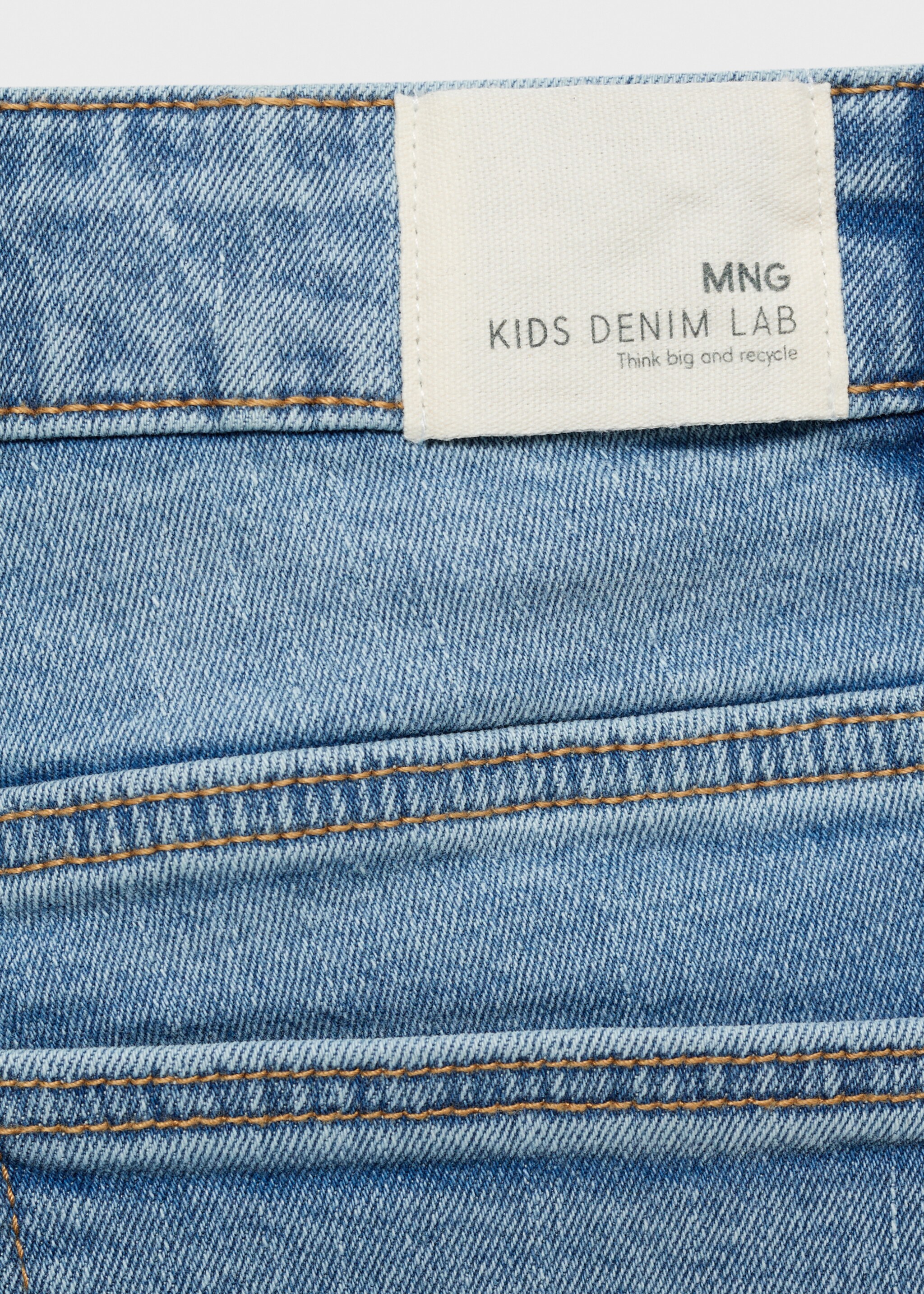 Denim Bermuda shorts - Details of the article 0